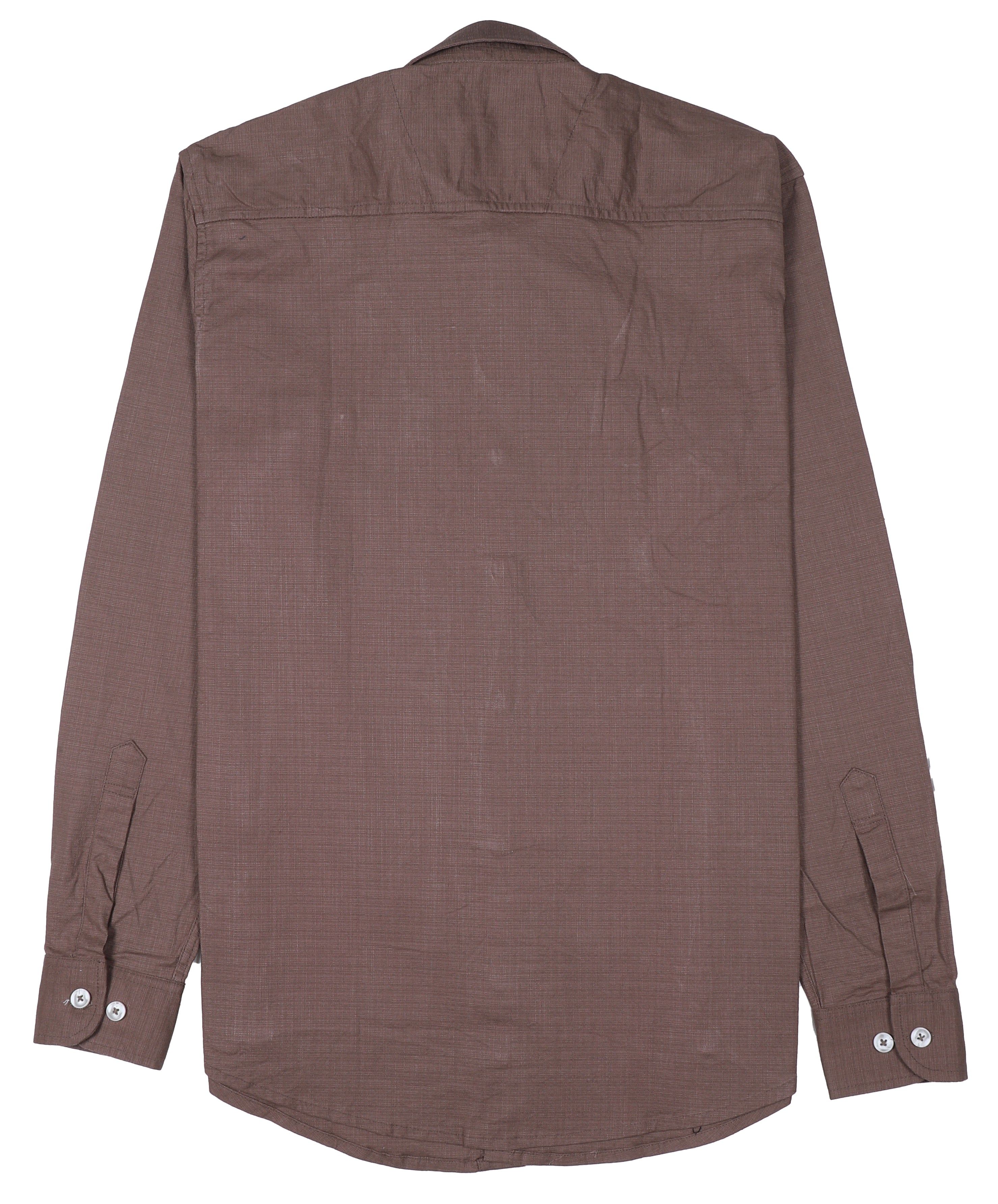 ARMANI EXCHANGE Rustic Amber Tailored Fit Long Sleeve Button-Up Shirt