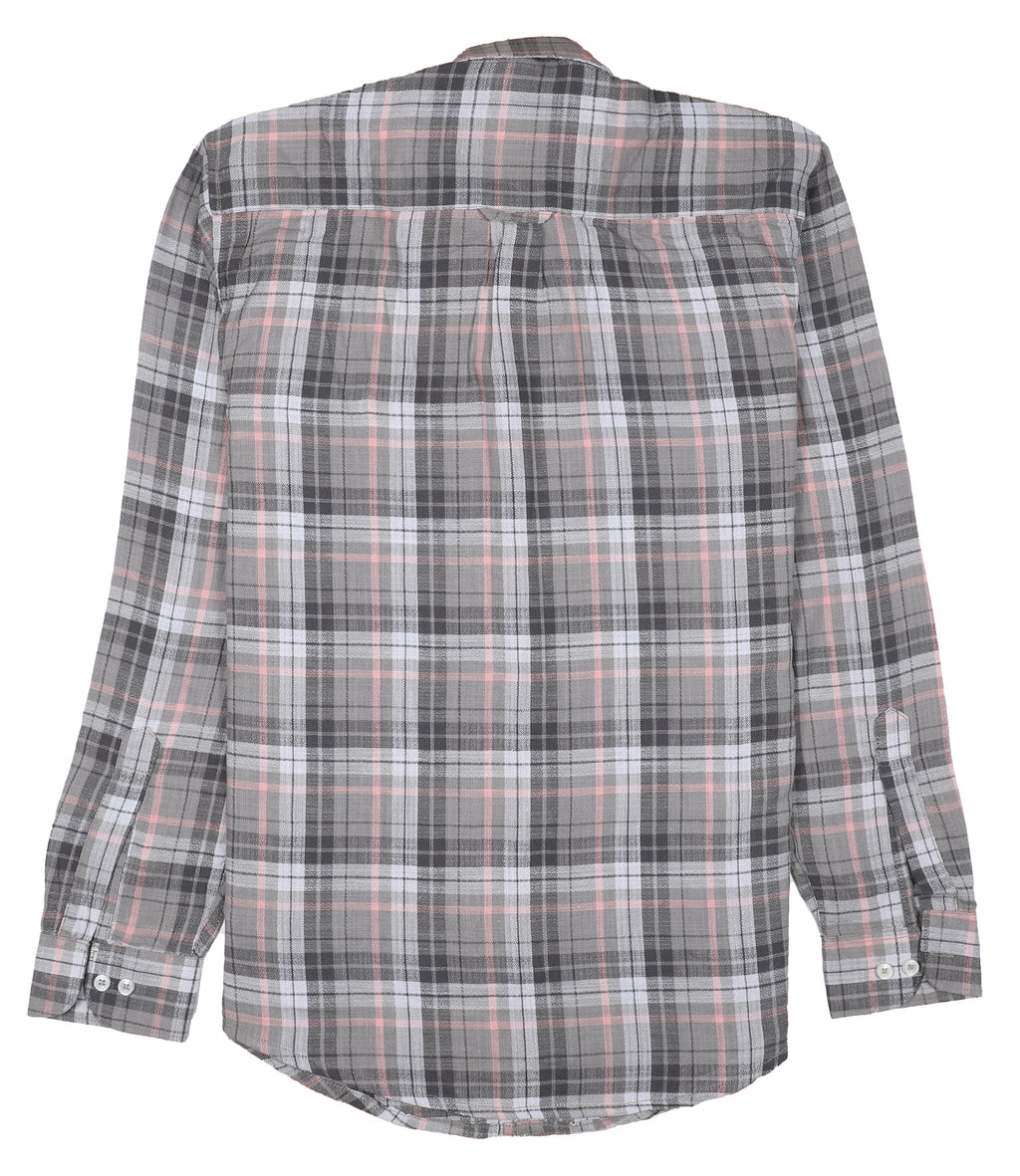 POLO Emberstone Charcoal Classic Fit Long Sleeve Plaid Button-Up Shirt