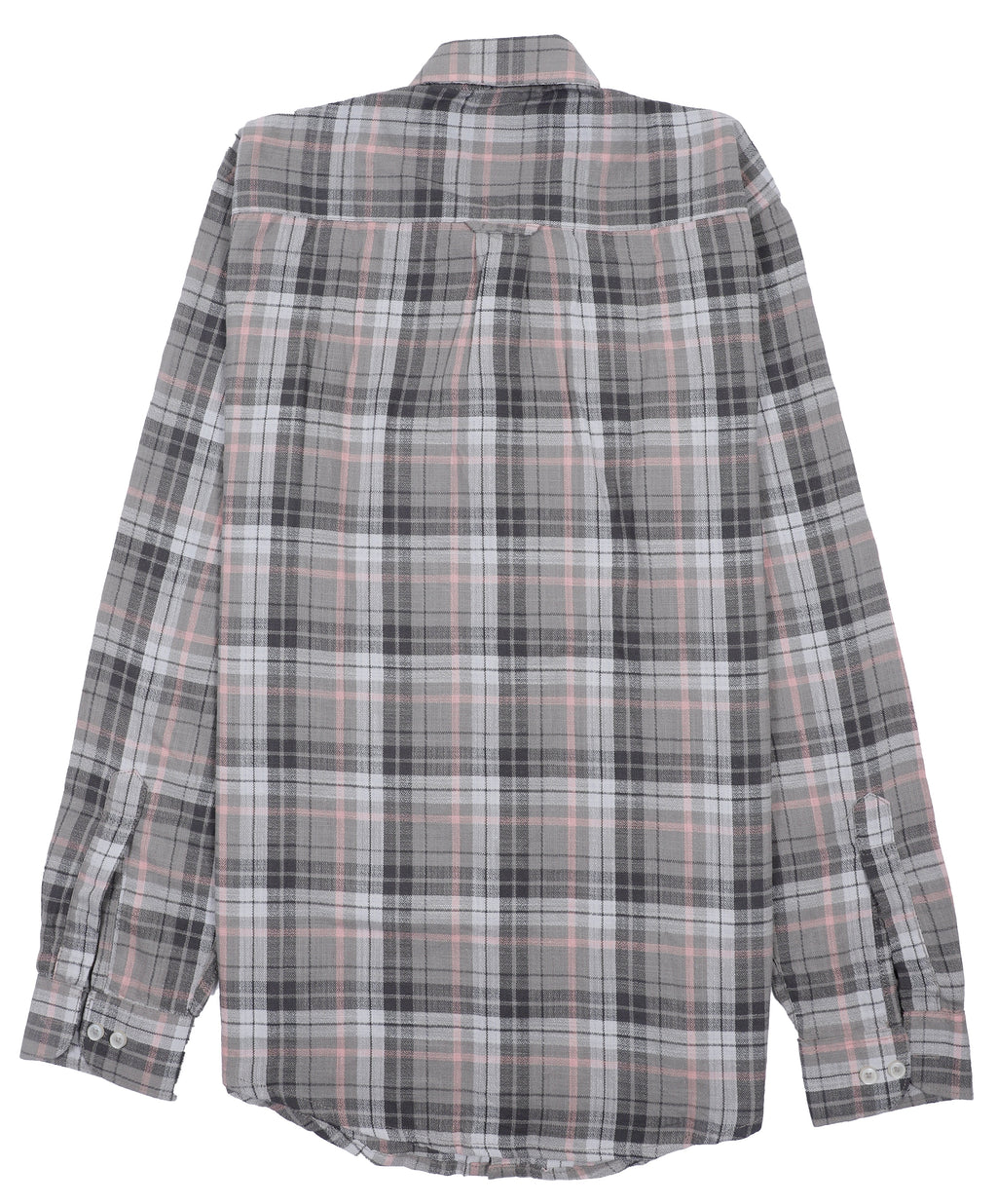 POLO RALPH LAUREN Whispering Blush Custom Fit Long Sleeve Plaid Button-Up Shirt