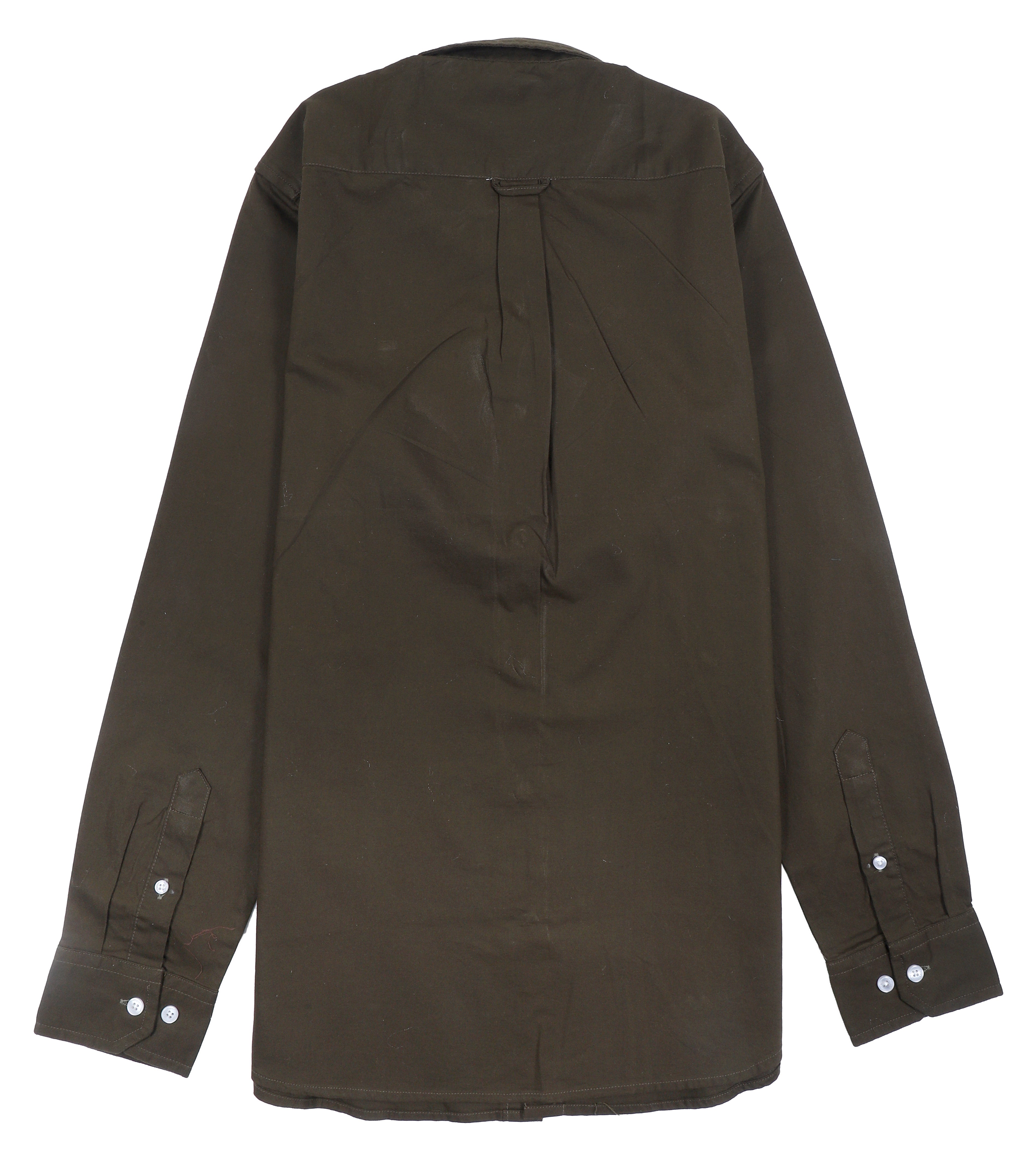 TOMMY HILFIGER Enchanted Olive Regular Fit Long Sleeve Button-Down Shirt