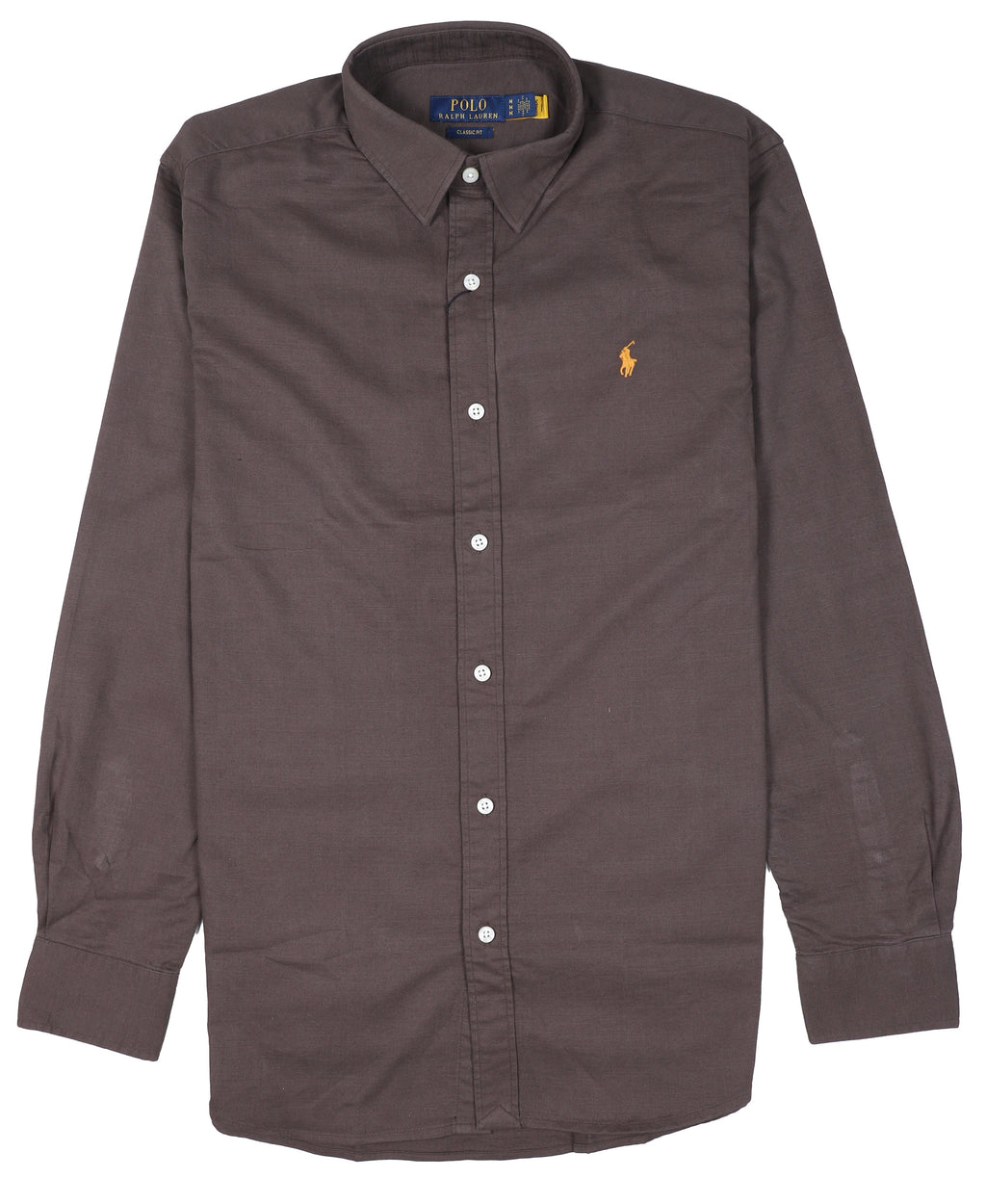 POLO RALPH LAUREN Ember Cocoa Classic Fit Long Sleeve Button-Down Shirt