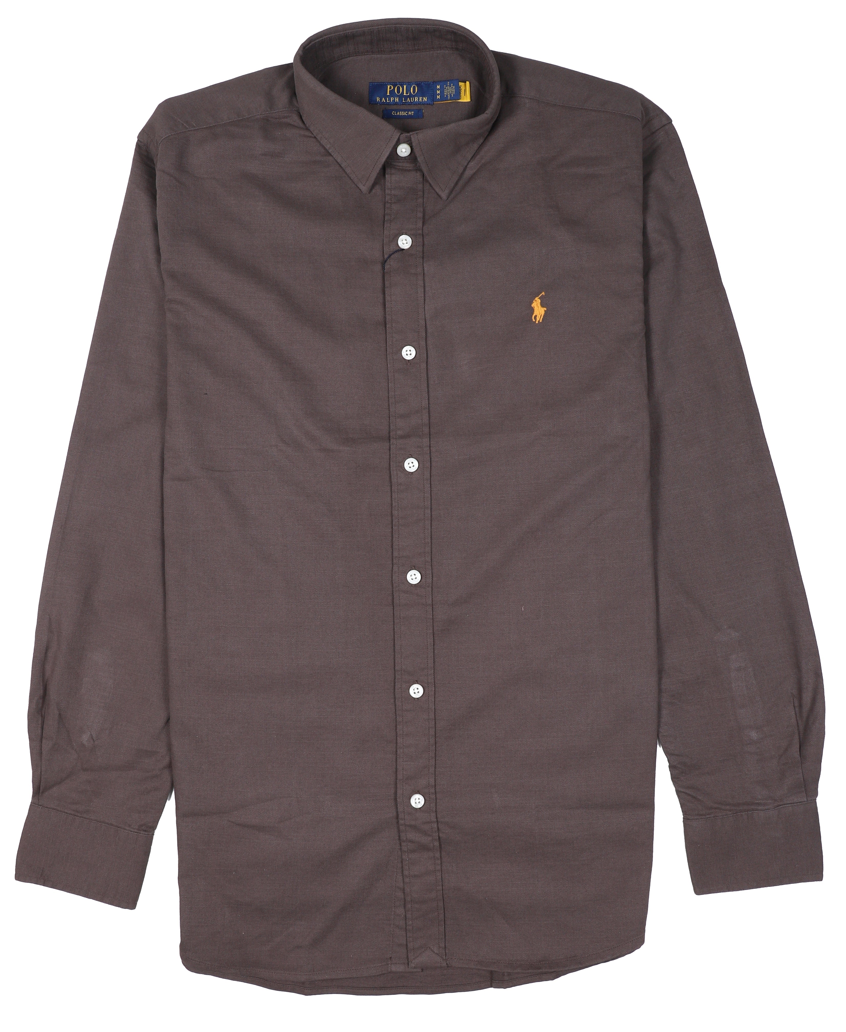 POLO RALPH LAUREN Ember Cocoa Classic Fit Long Sleeve Button-Down Shirt