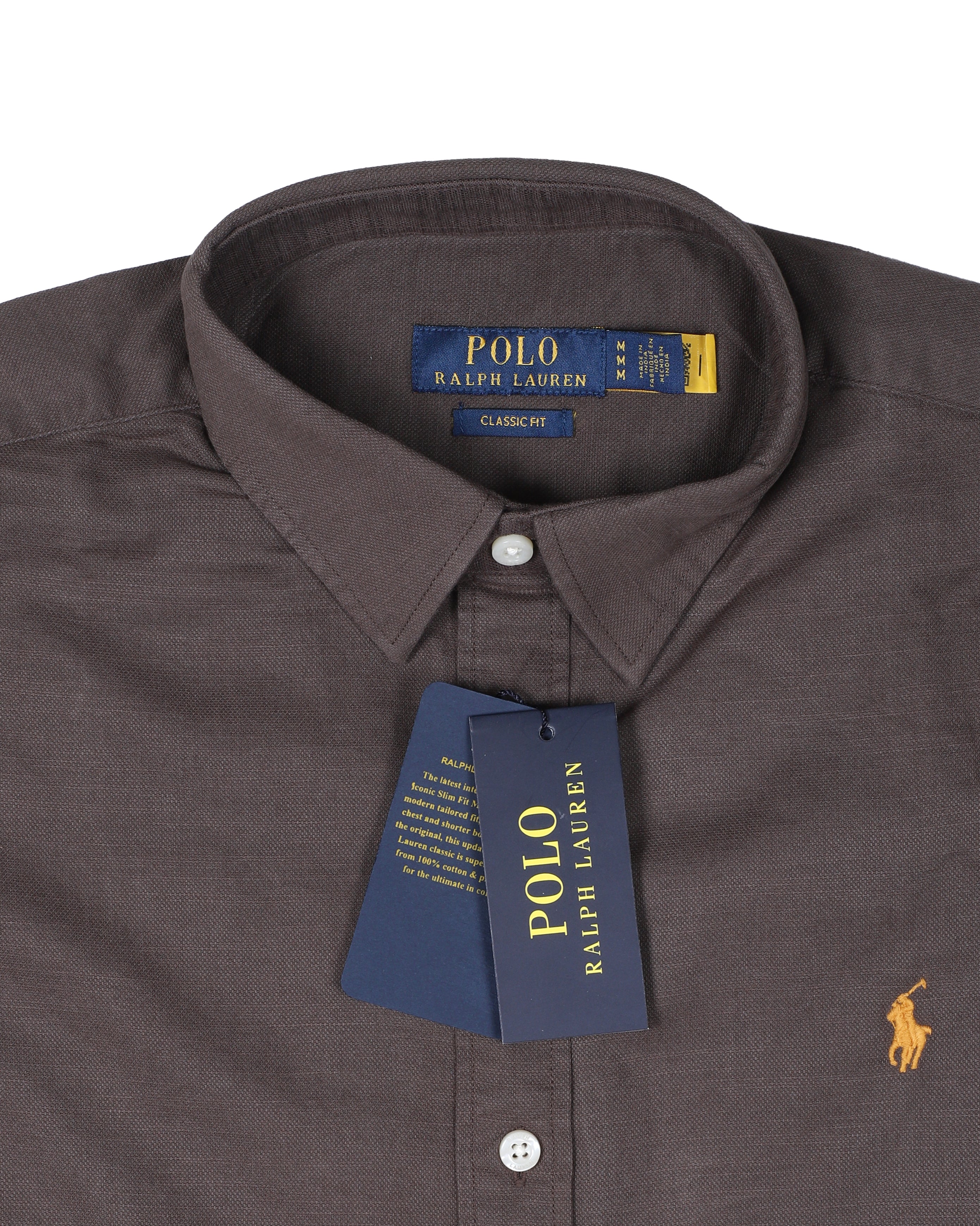POLO RALPH LAUREN Ember Cocoa Classic Fit Long Sleeve Button-Down Shirt