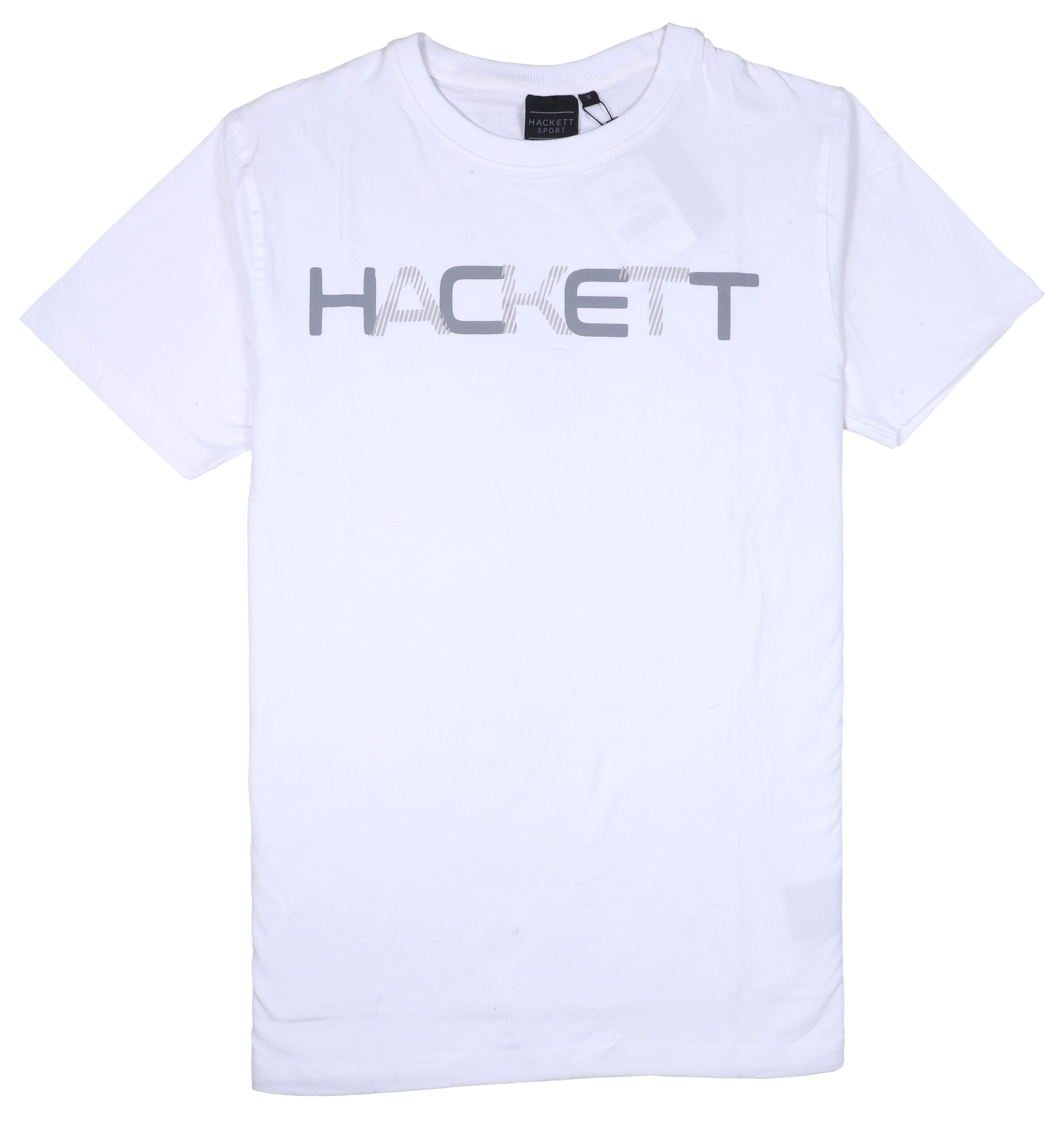 HACKETT Silver Mist Athletic Fit Short Sleeve Graphic Tee