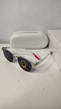 Ray-Ban Retro Square Sunglasses with Silver Frame