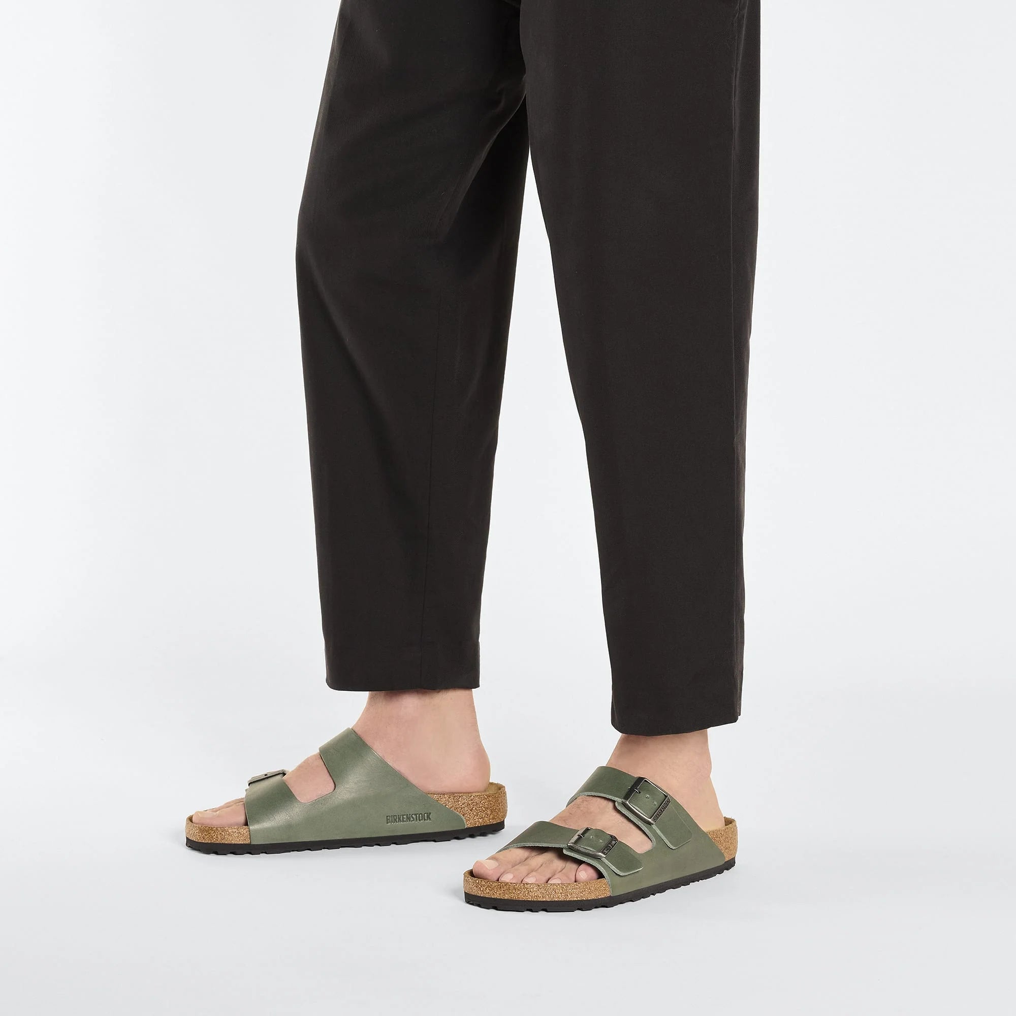 BIRKENSTOCK Enchanted Sage Soft Footbed Sandals