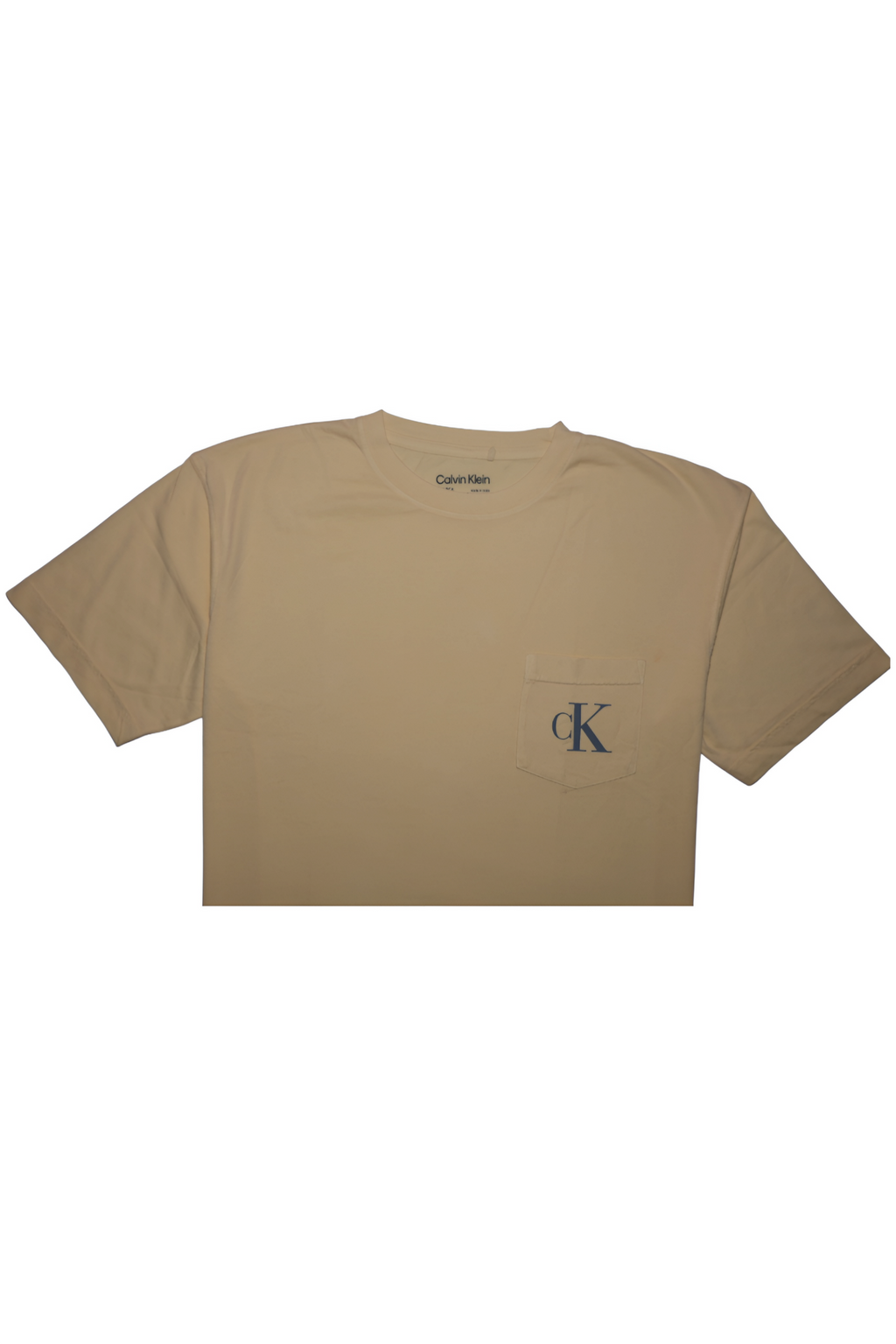 CALVIN KLEIN Silken Caramel Tailored Fit Short Sleeve T-Shirt