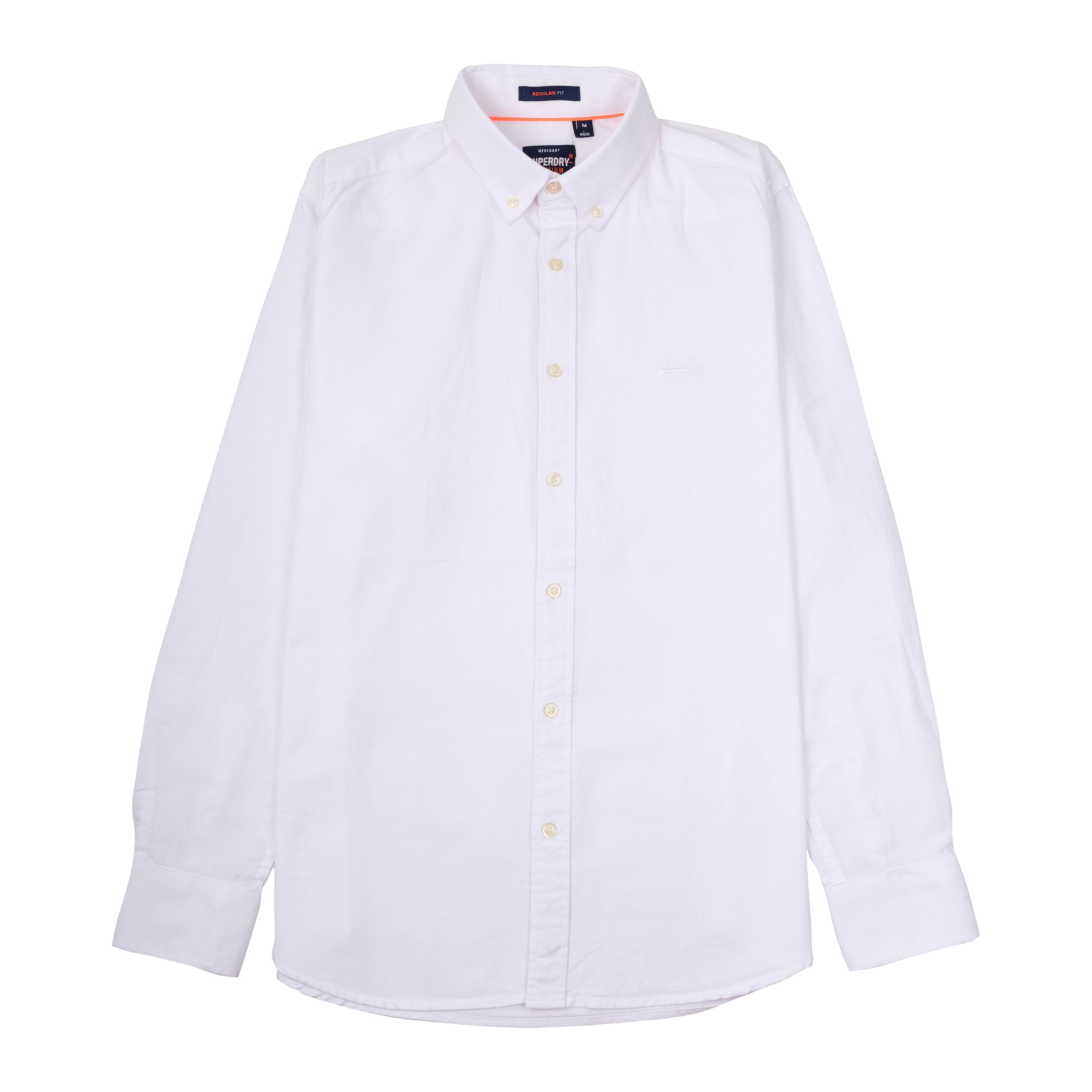 SUPERDRY Pure Snow Classic Fit Long Sleeve Oxford Shirt