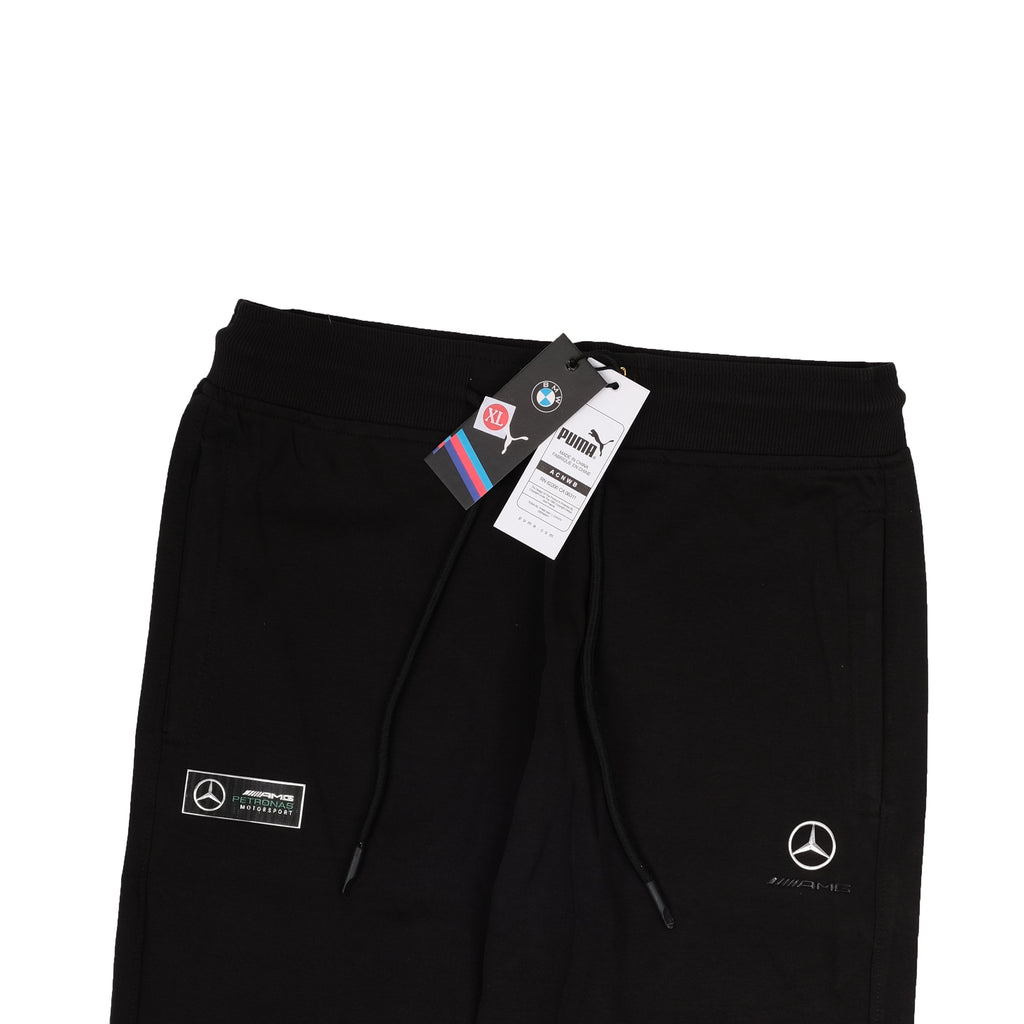 PUMA Midnight Onyx Slim Fit Logo Patch Heritage Fleece Jogger Pants
