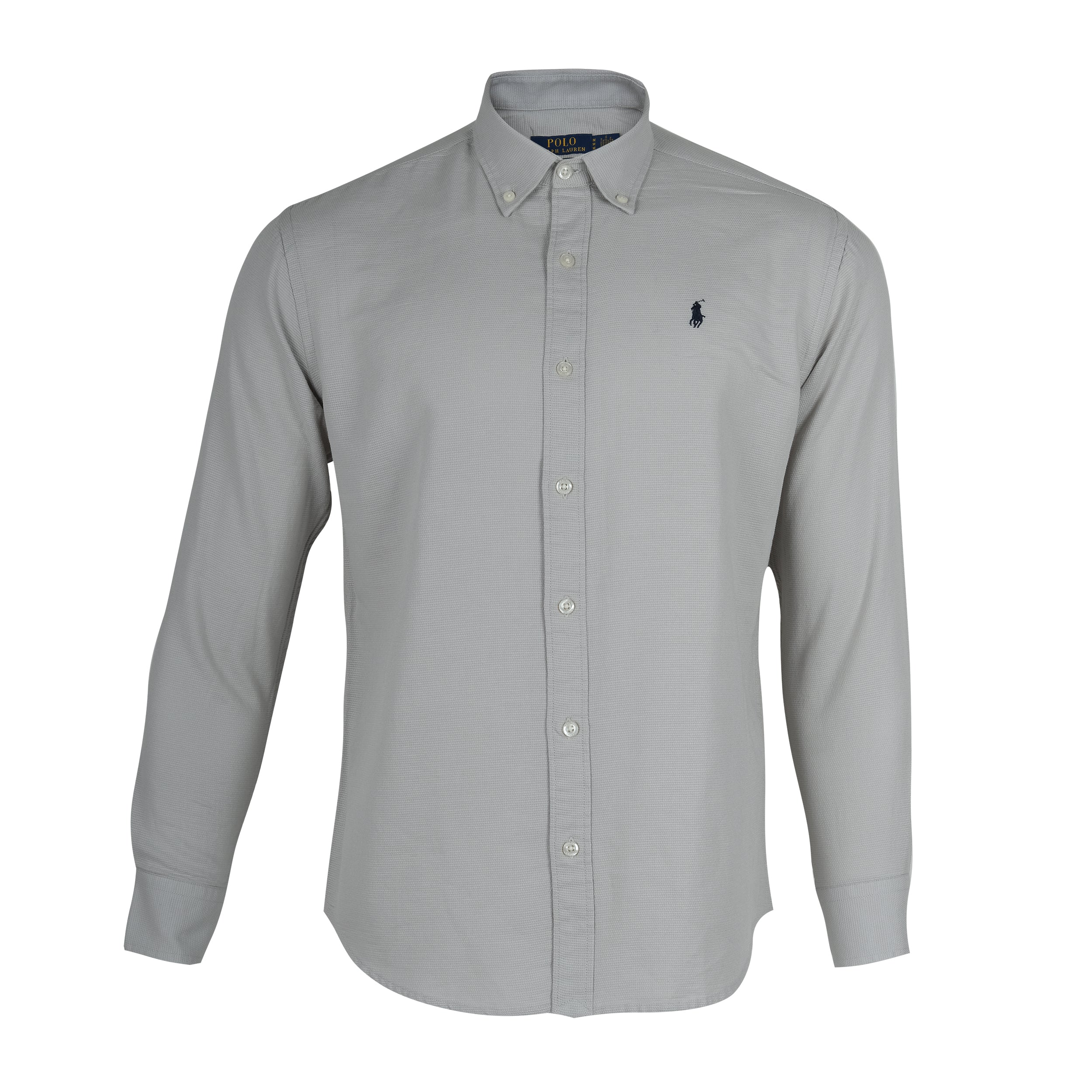 POLO RALPH LAUREN Silver Mist Classic Fit Long Sleeve Button-Down Shirt