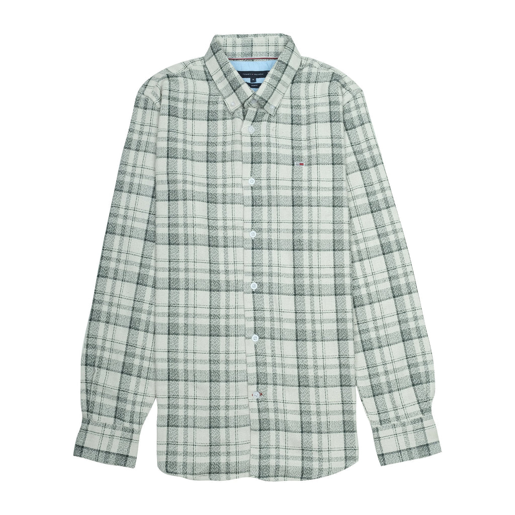 TOMMY HILFIGER Enchanted Fern Classic Fit Long Sleeve Flannel Shirt