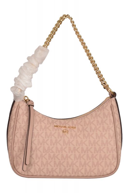 MICHAEL KORS Signature Logo Hobo Bag with Scrunchie Handle