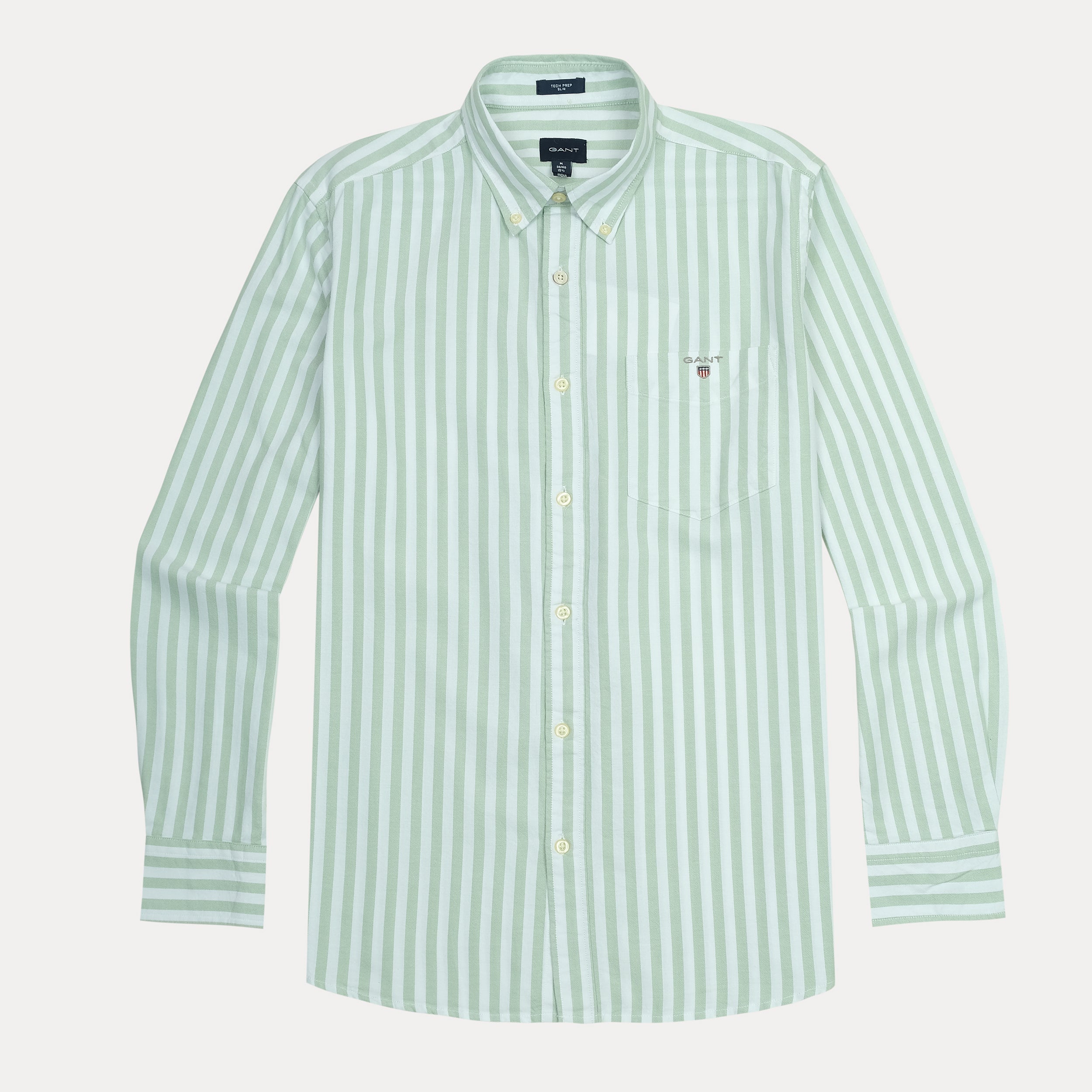 GANT Serene Jade Tailored Fit Long Sleeve Button-Up Shirt