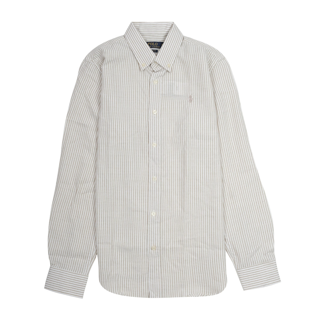 POLO RALPH LAUREN Desert Mirage Classic Fit Long Sleeve Striped Button-Down Shirt