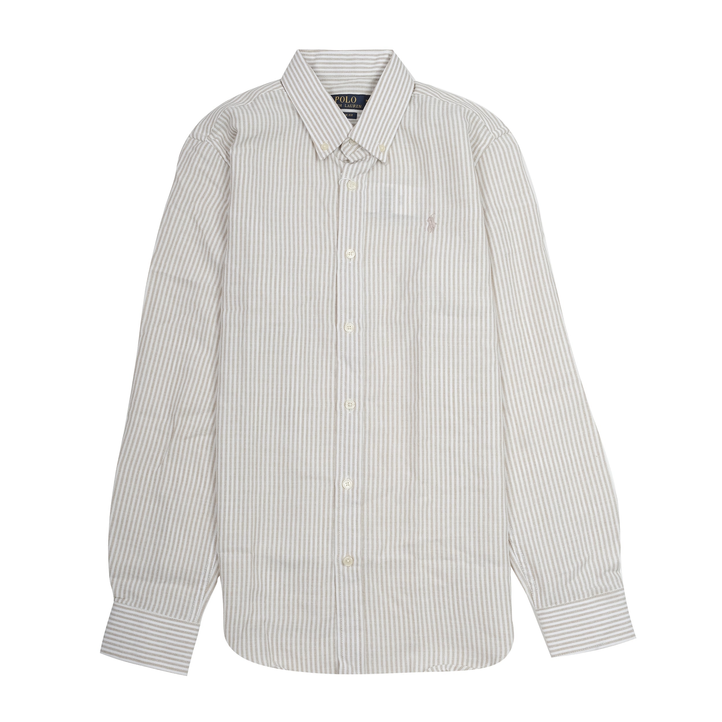 POLO RALPH LAUREN Desert Mirage Classic Fit Long Sleeve Striped Button-Down Shirt