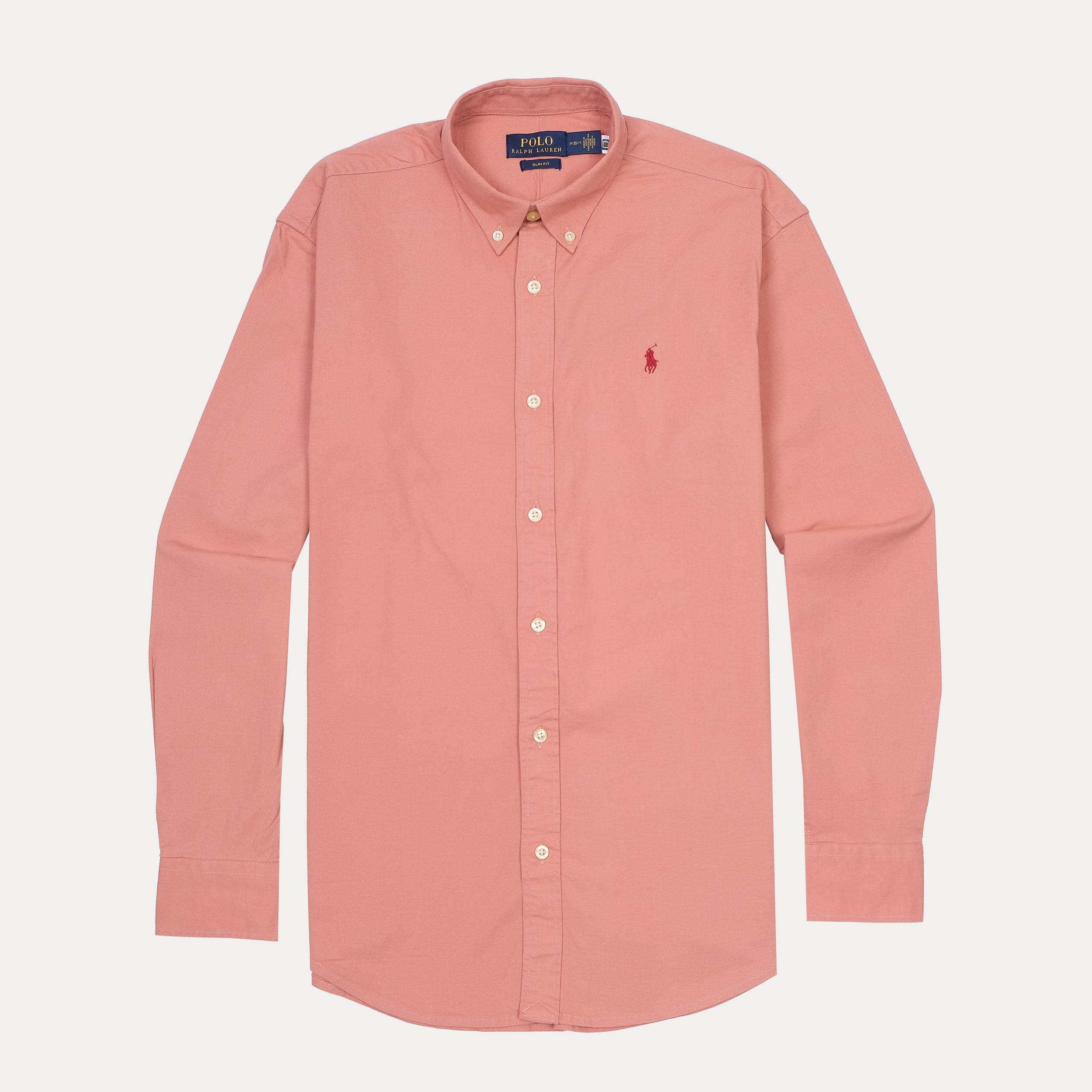POLO RALPH LAUREN Coral Blossom Tailored Fit Long Sleeve Button-Down Shirt