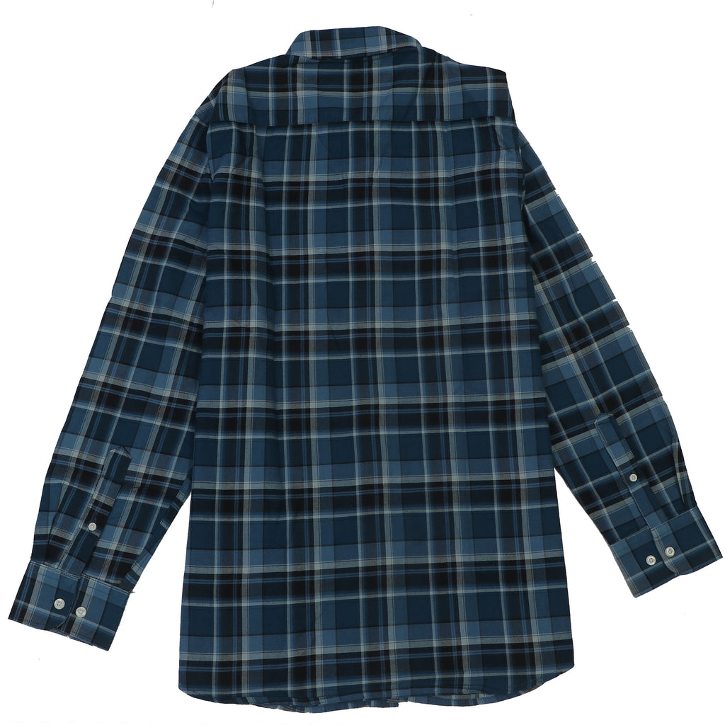 NAUTICA Deep Sea Teal Classic Fit Long Sleeve Flannel Shirt