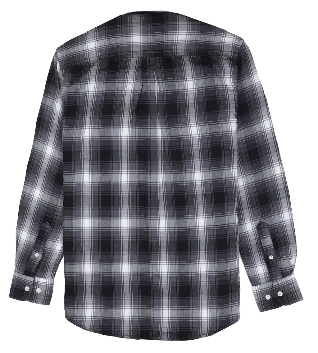 POLO RALPH LAUREN Dusk Slate Custom Fit Long Sleeve Flannel Shirt