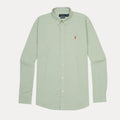 POLO RALPH LAUREN Tranquil Teal Slim Fit Long Sleeve Oxford Shirt