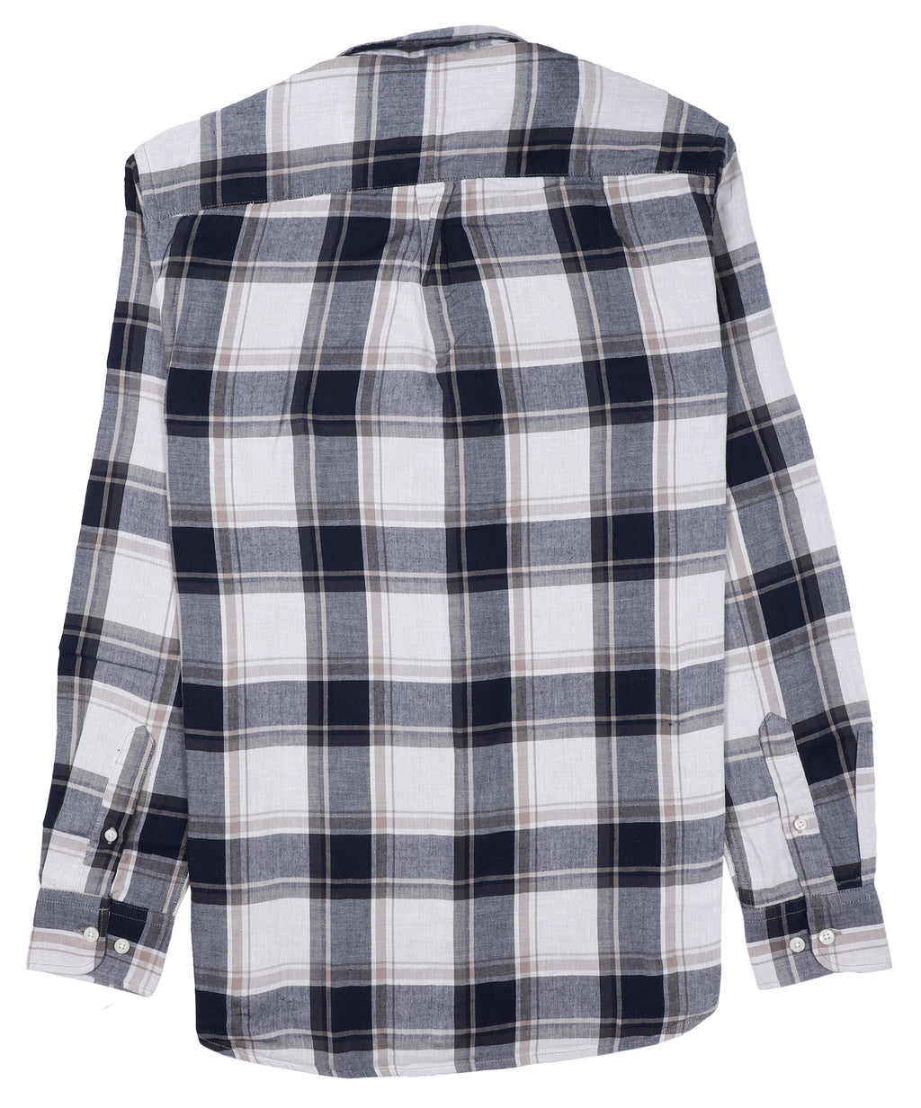 POLO RALPH LAUREN Twilight Slate Custom Fit Plaid Button-Down Shirt