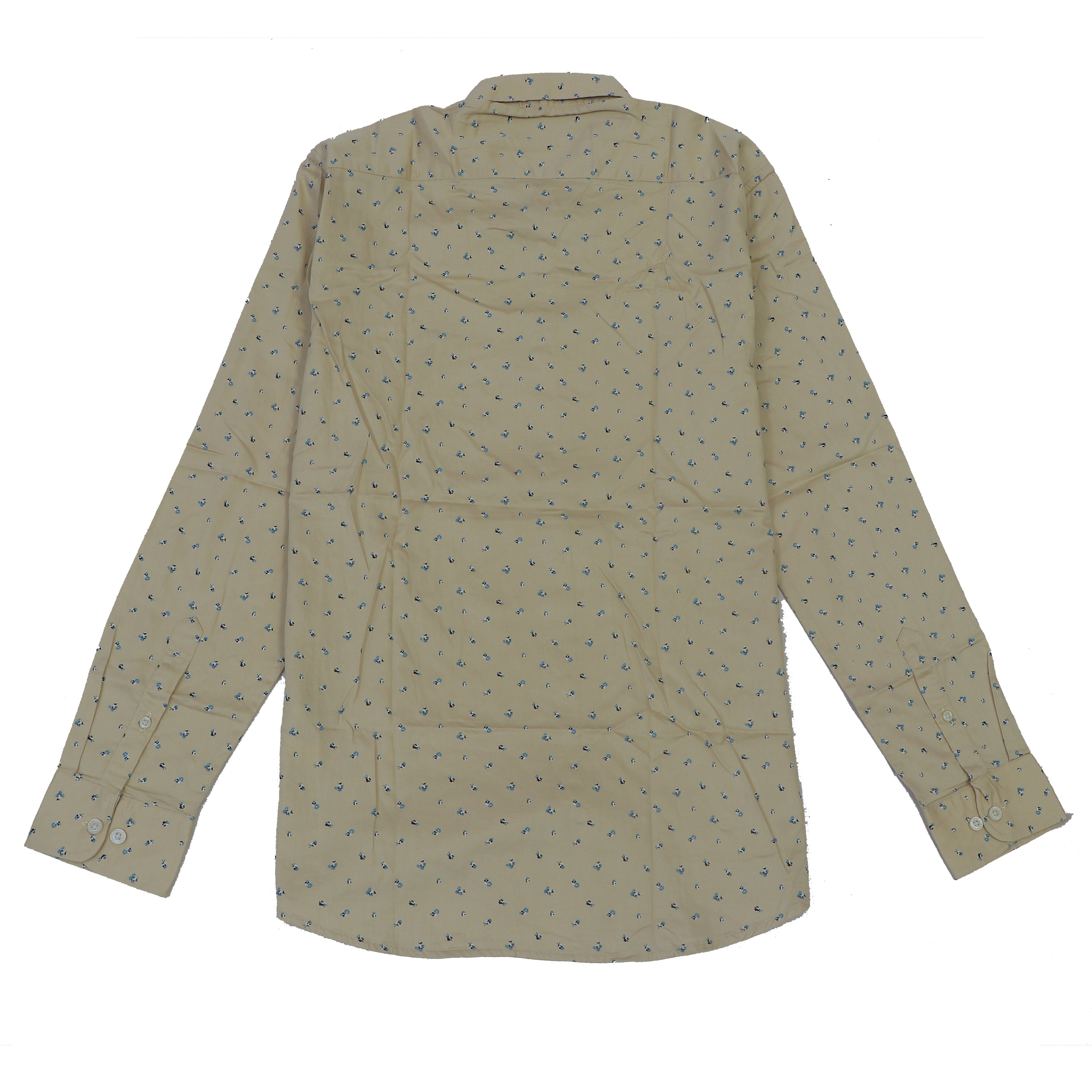 AURELIAN Sunlit Amber Tailored Fit Long Sleeve Button-Down Shirt
