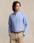 POLO RALPH LAUREN Serene Azure Timeless Fit Long Sleeve Gingham Shirt