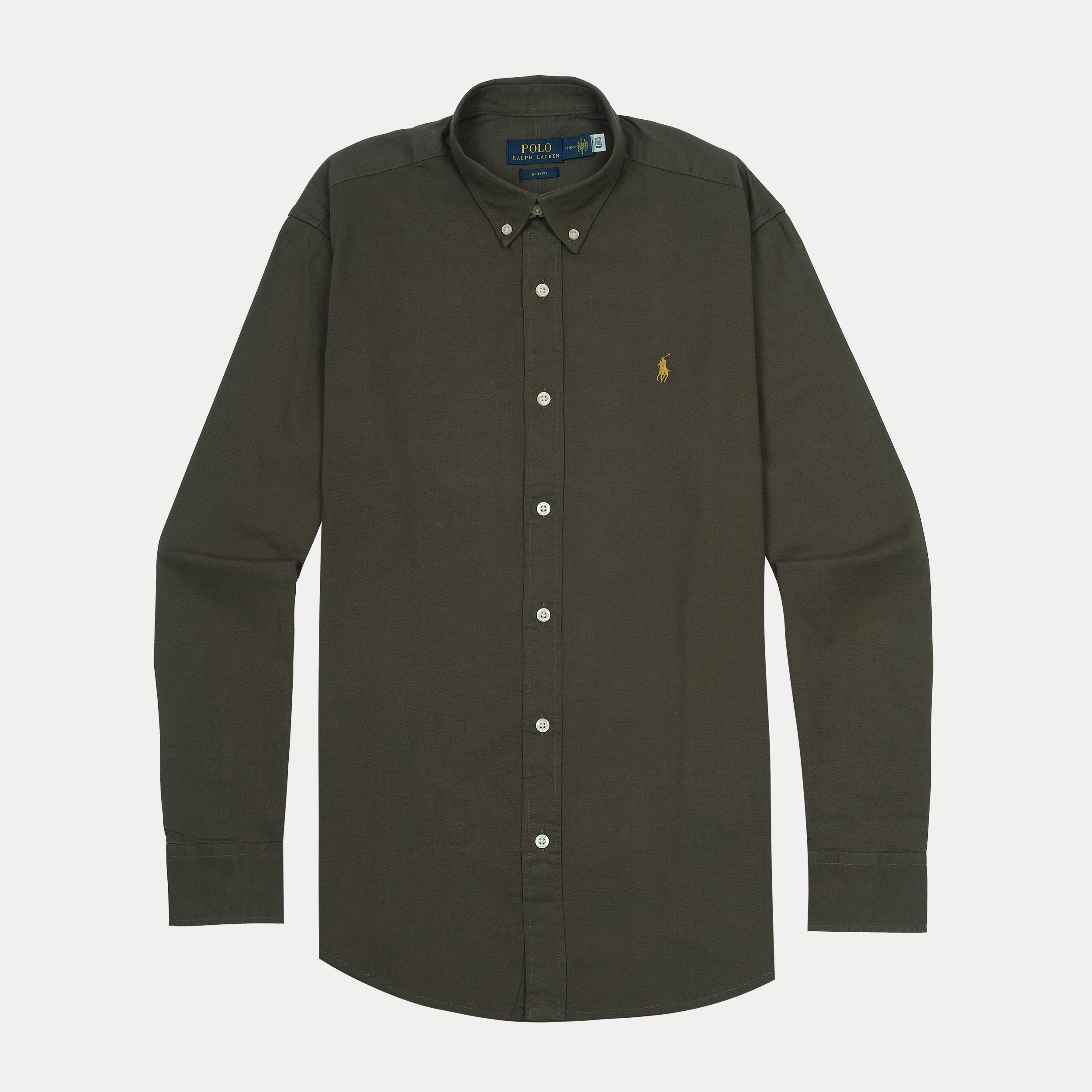 POLO RALPH LAUREN Twilight Ash Tailored Fit Long Sleeve Button-Down Shirt