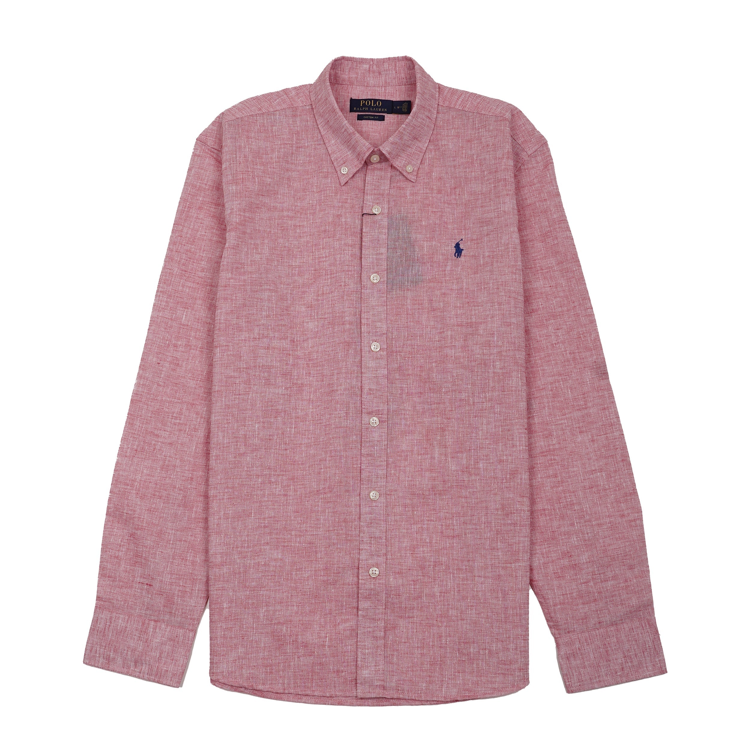 POLO RALPH LAUREN Prismatic Coral Classic Fit Long Sleeve Shirt
