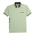 NAUTICA Serene Mint Classic Fit Striped Polo Shirt