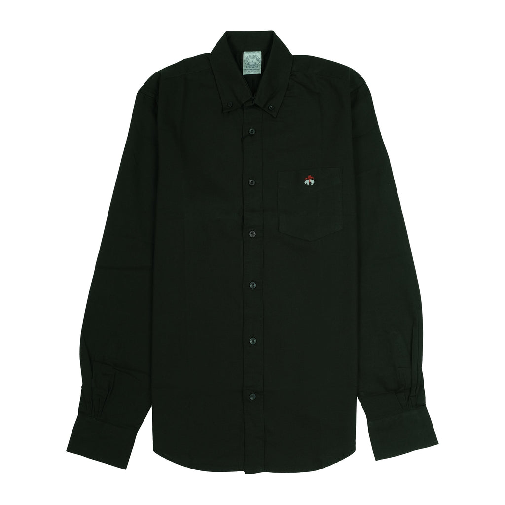 BROOKS BROTHERS Midnight Onyx Regent Fit Long Sleeve Shirt