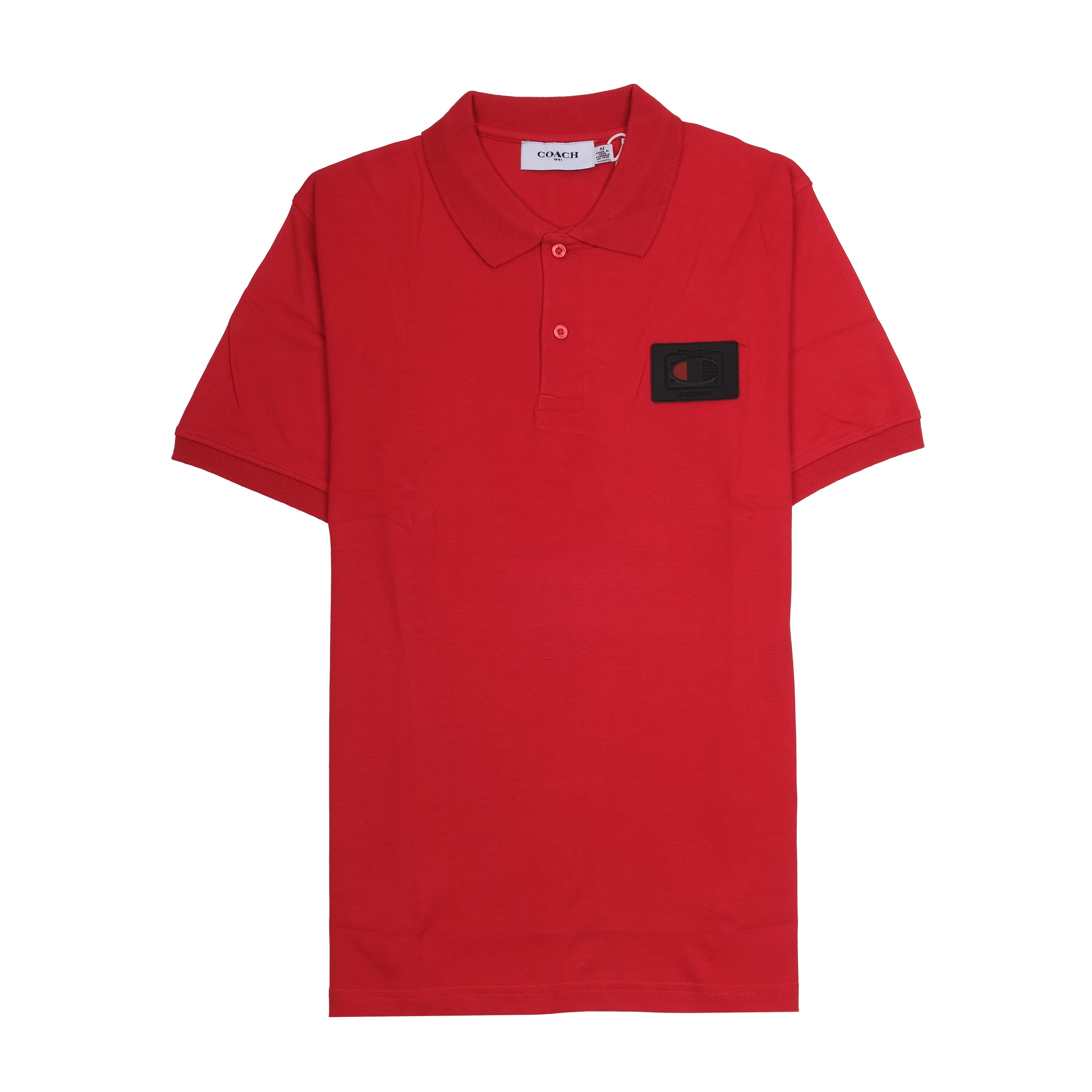 COACH Ember Glow Timeless Fit Short Sleeve Piqu�� Polo Shirt