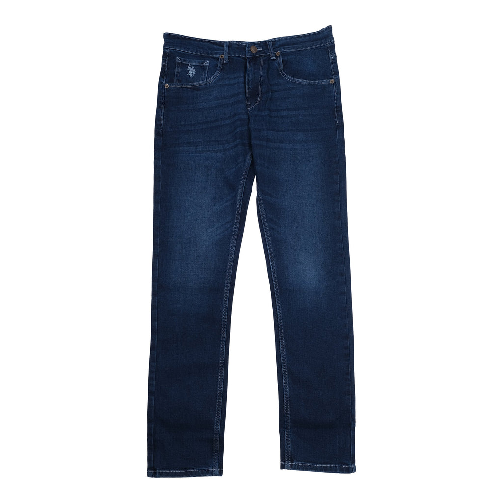 USPA Enchanted Azure Tailored Fit Denim Trousers