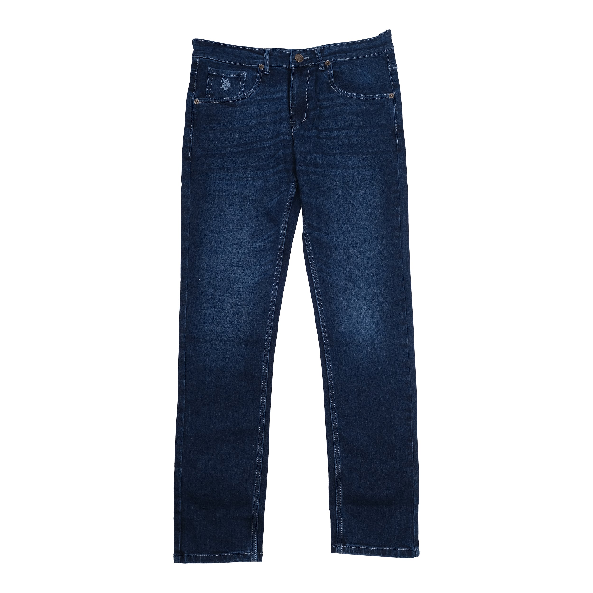 USPA Enchanted Azure Tailored Fit Denim Trousers