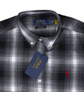 POLO RALPH LAUREN Dusk Slate Custom Fit Long Sleeve Flannel Shirt