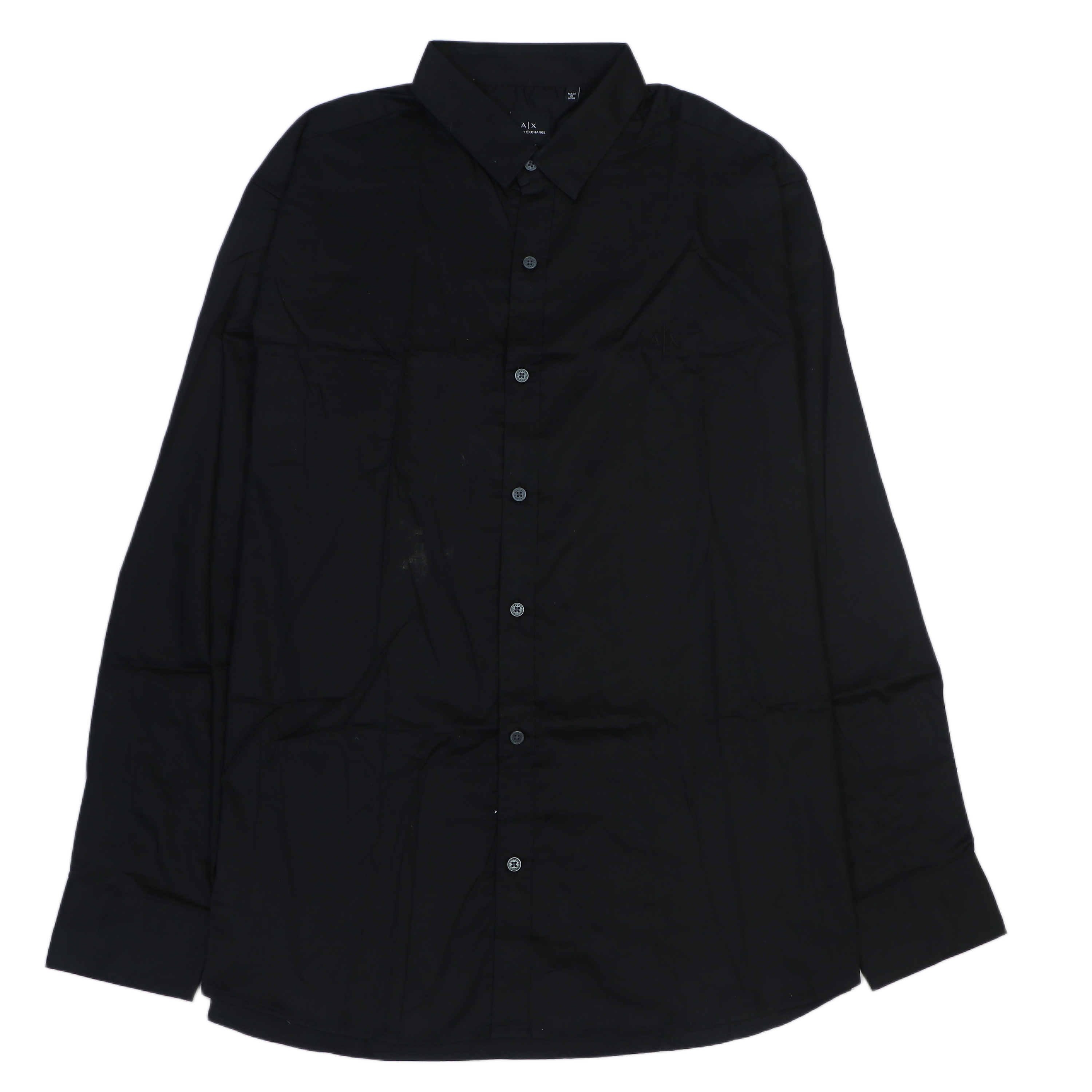 ARMANI EXCHANGE Ember Garnet Tailored Fit Long Sleeve Button-Up Shirt
