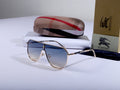 Burberry Oversized Aviator Sunglasses with Gradient Lenses
