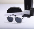 PRADA Modern Geometric Sunglasses with Case