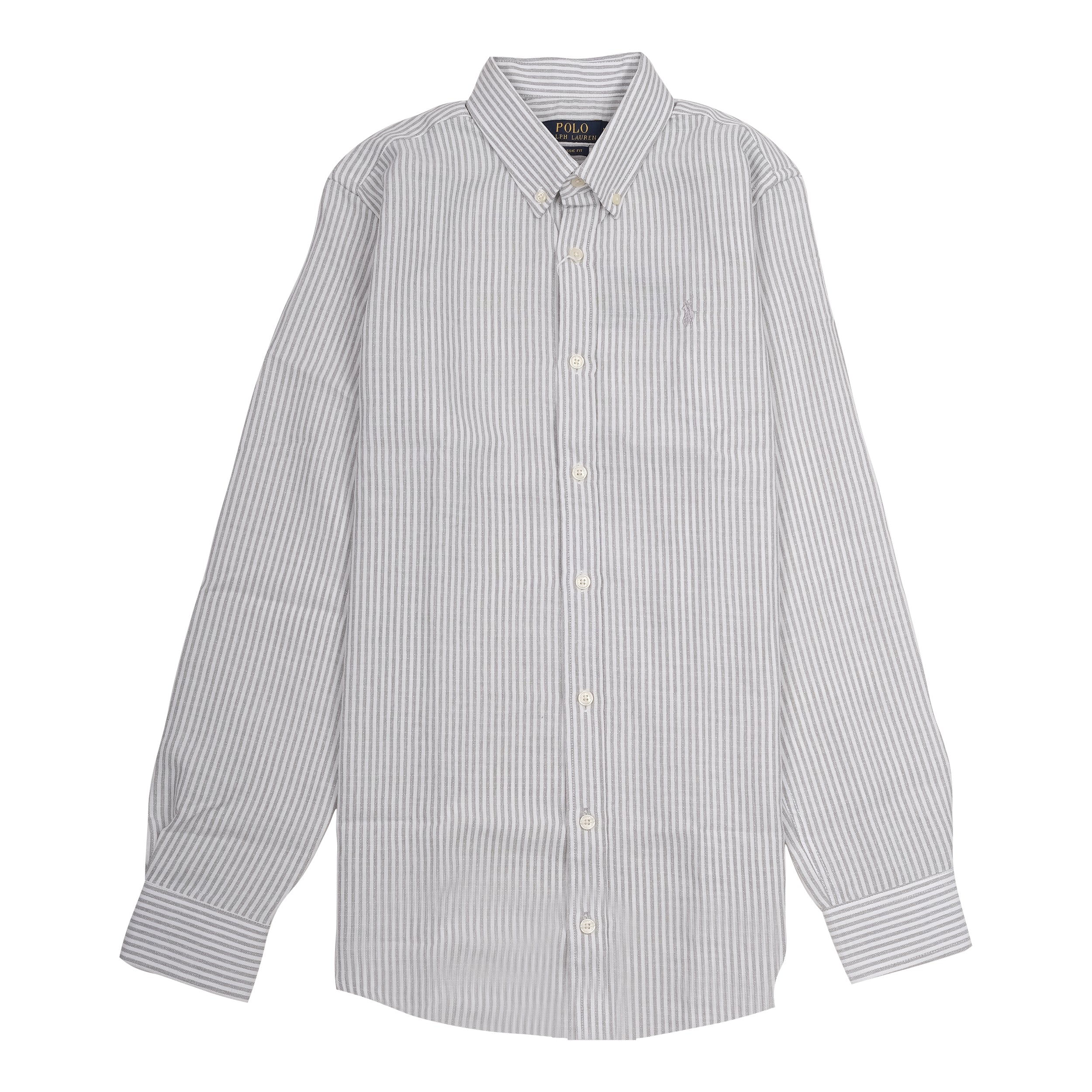 POLO RALPH LAUREN Celestial Mist Classic Fit Striped Button-Down Shirt