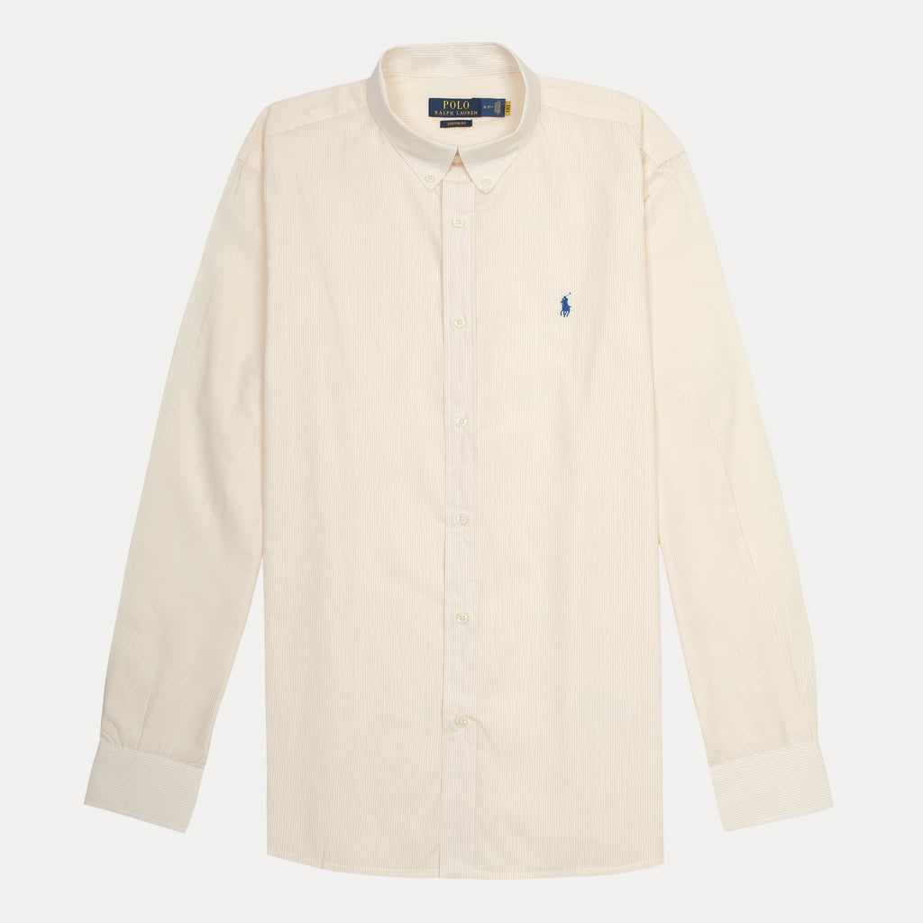 POLO RALPH LAUREN Serene Peach Tailored Fit Long Sleeve Button-Down Shirt