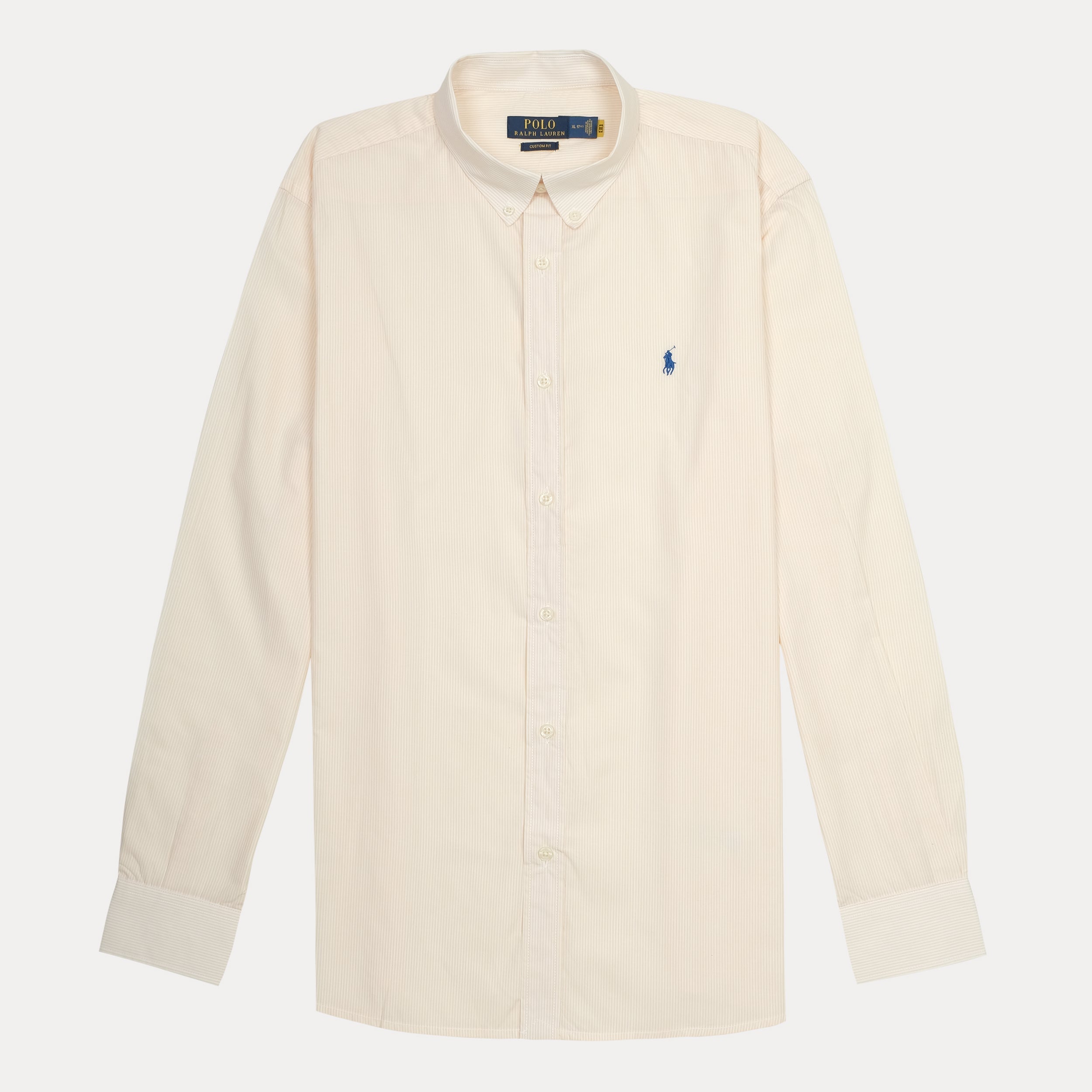 POLO RALPH LAUREN Serene Peach Tailored Fit Long Sleeve Button-Down Shirt
