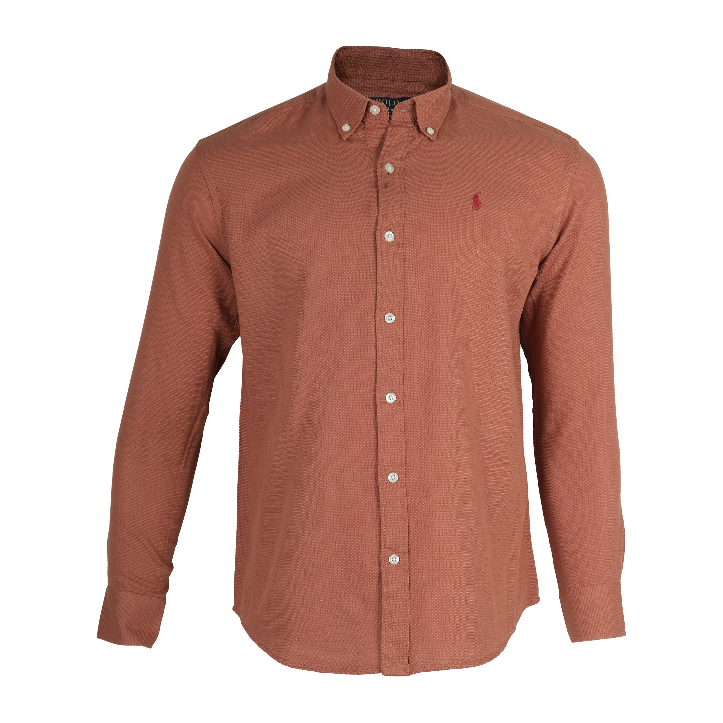 POLO RALPH LAUREN Ember Clay Classic Fit Long Sleeve Button-Down Shirt