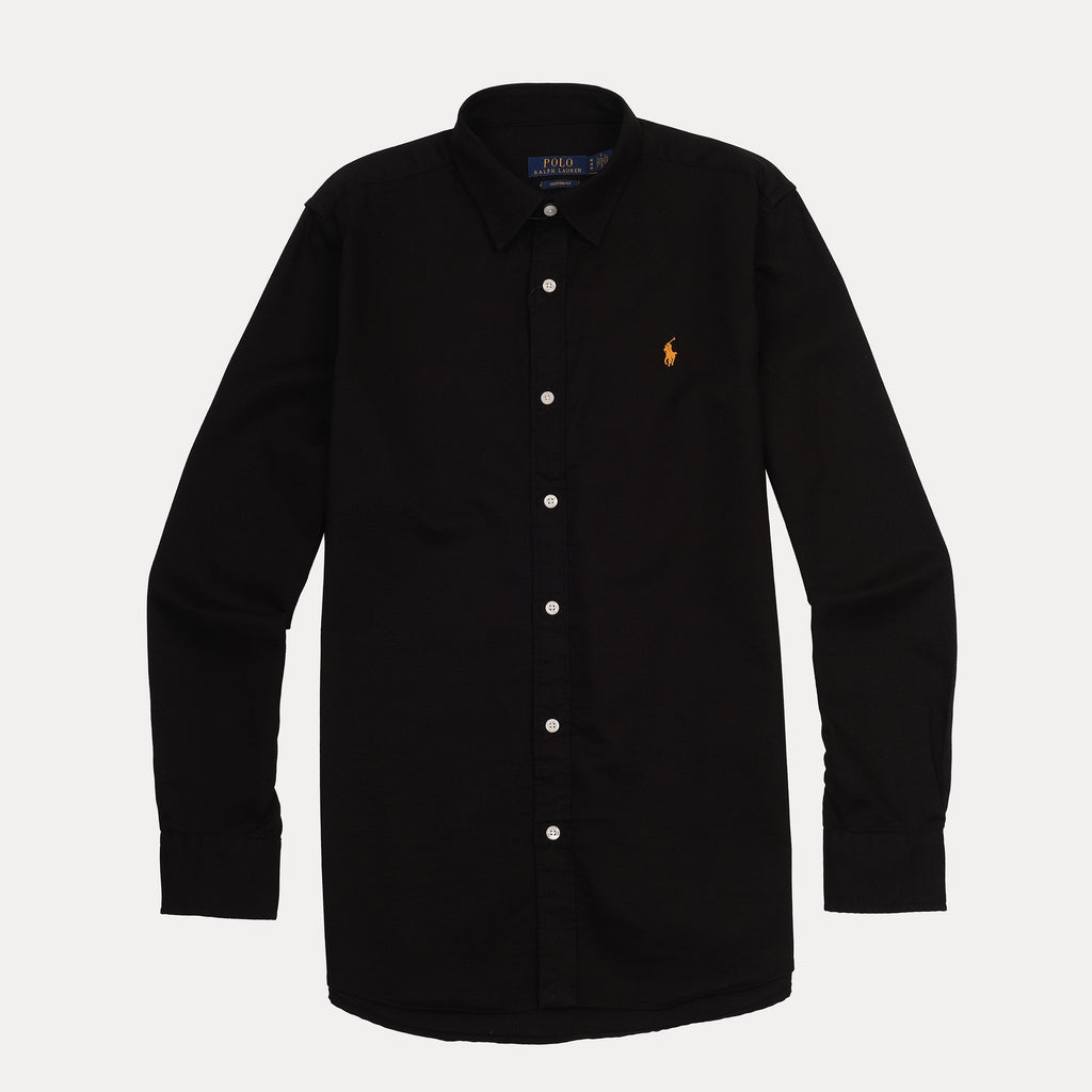 POLO RALPH LAUREN Enchanted Obsidian Custom Fit Long Sleeve Button-Up Shirt
