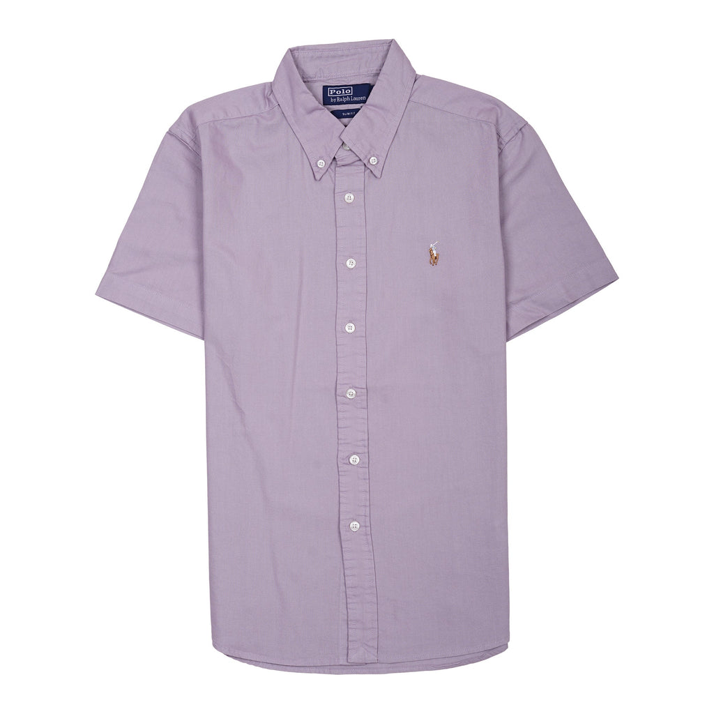 POLO RALPH LAUREN Serene Lilac Relaxed Fit Short Sleeve Button-Down Shirt