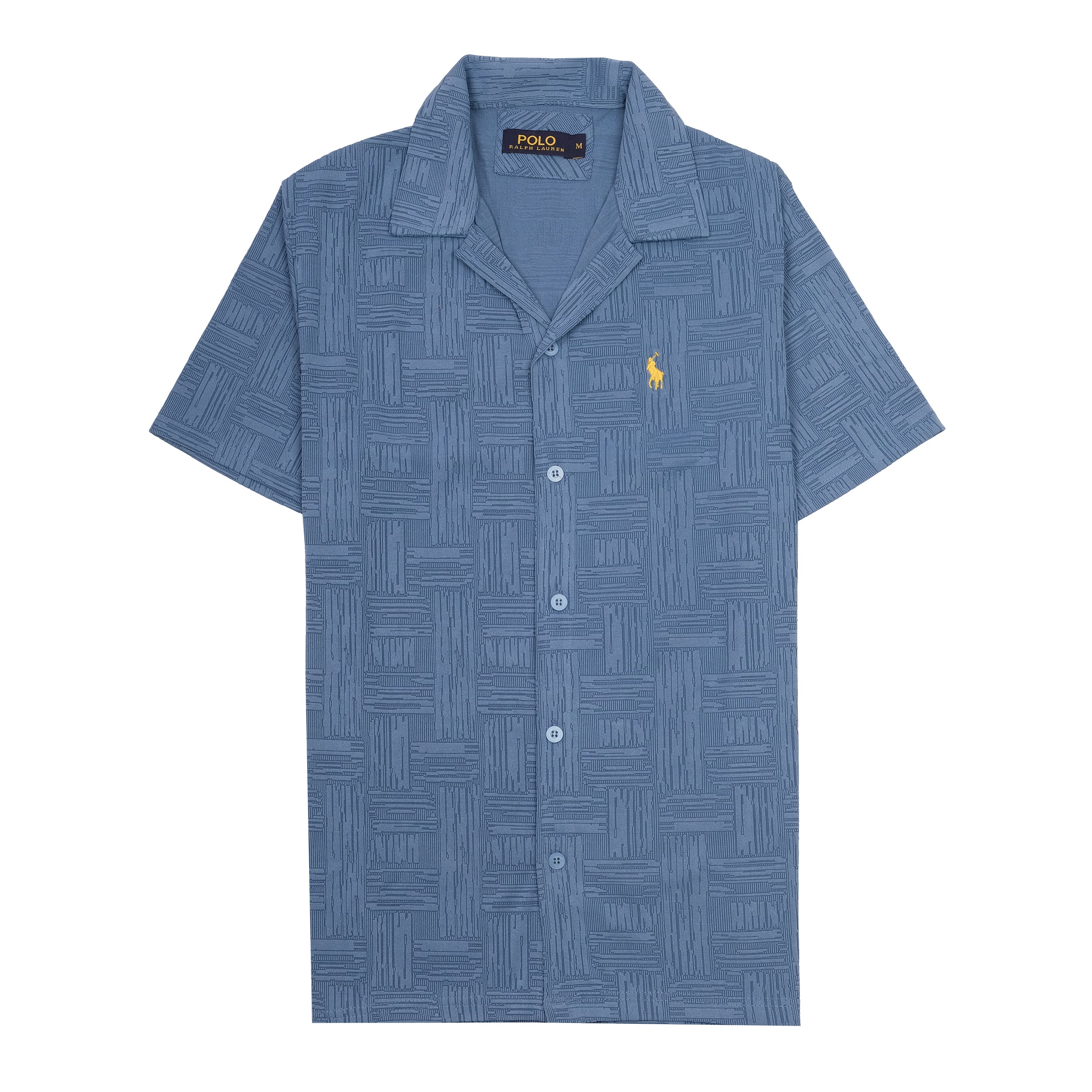 POLO RALPH LAUREN Ocean Mist Textured Short Sleeve Shirt