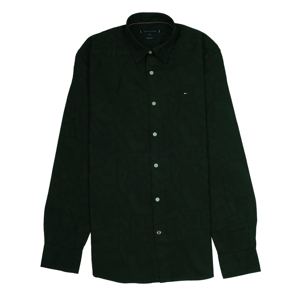 TOMMY HILFIGER Enchanted Pine Regular Fit Long Sleeve Shirt