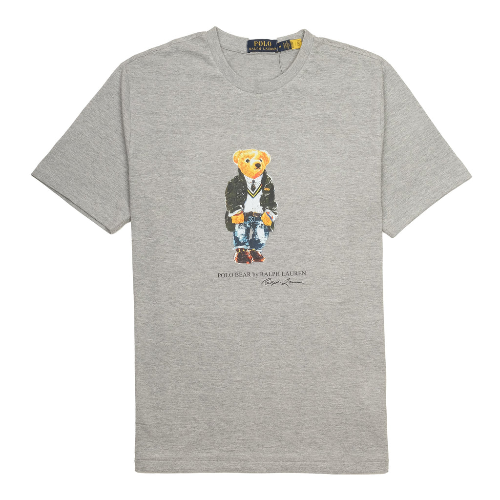 POLO RALPH LAUREN Misty Ash Relaxed Fit Short Sleeve Graphic Tee