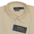 POLO RALPH LAUREN Creamy Almond Custom Fit Long Sleeve Button-Down Shirt