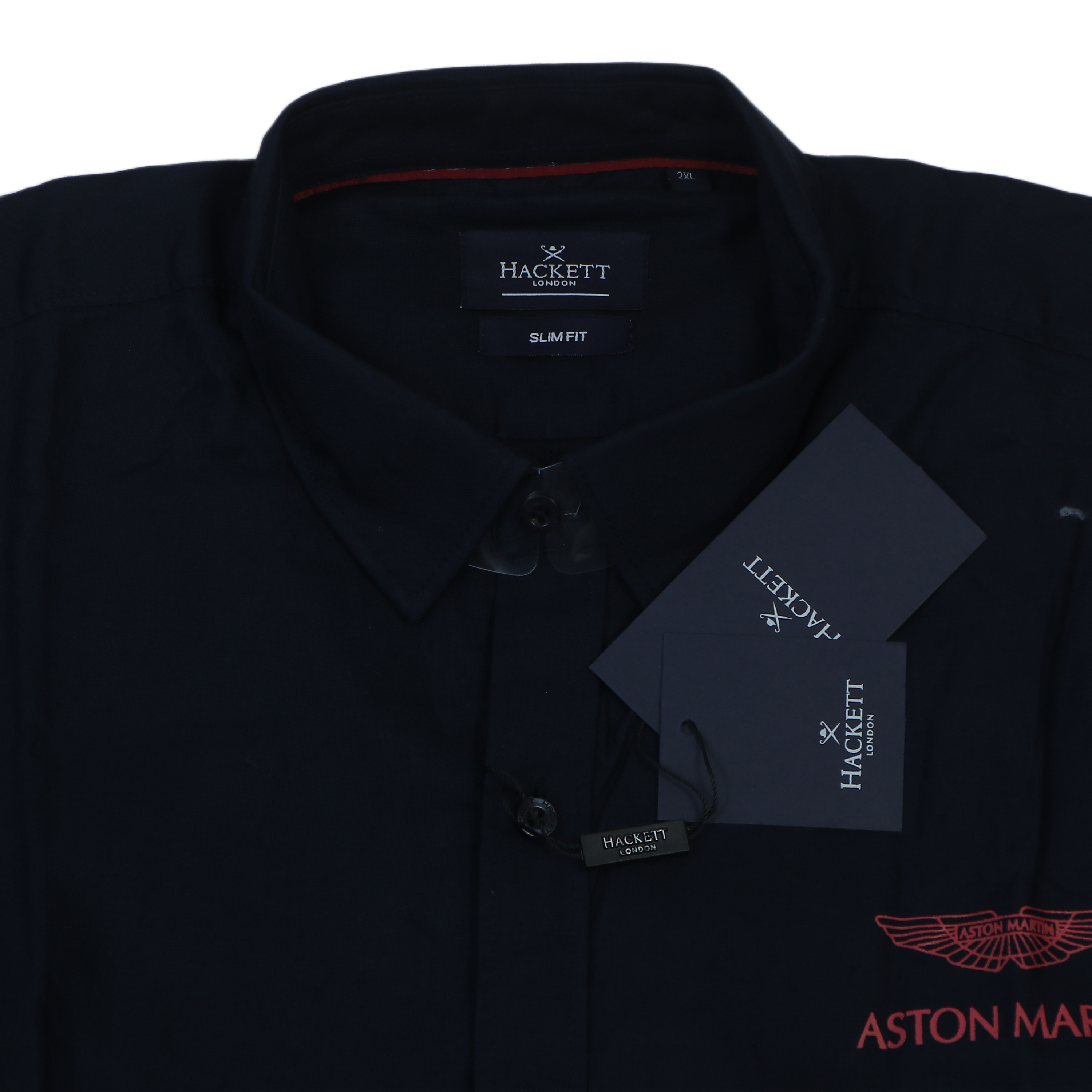 HACKETT LUXE Ethereal Indigo Tailored Fit Long Sleeve Button-Up Shirt