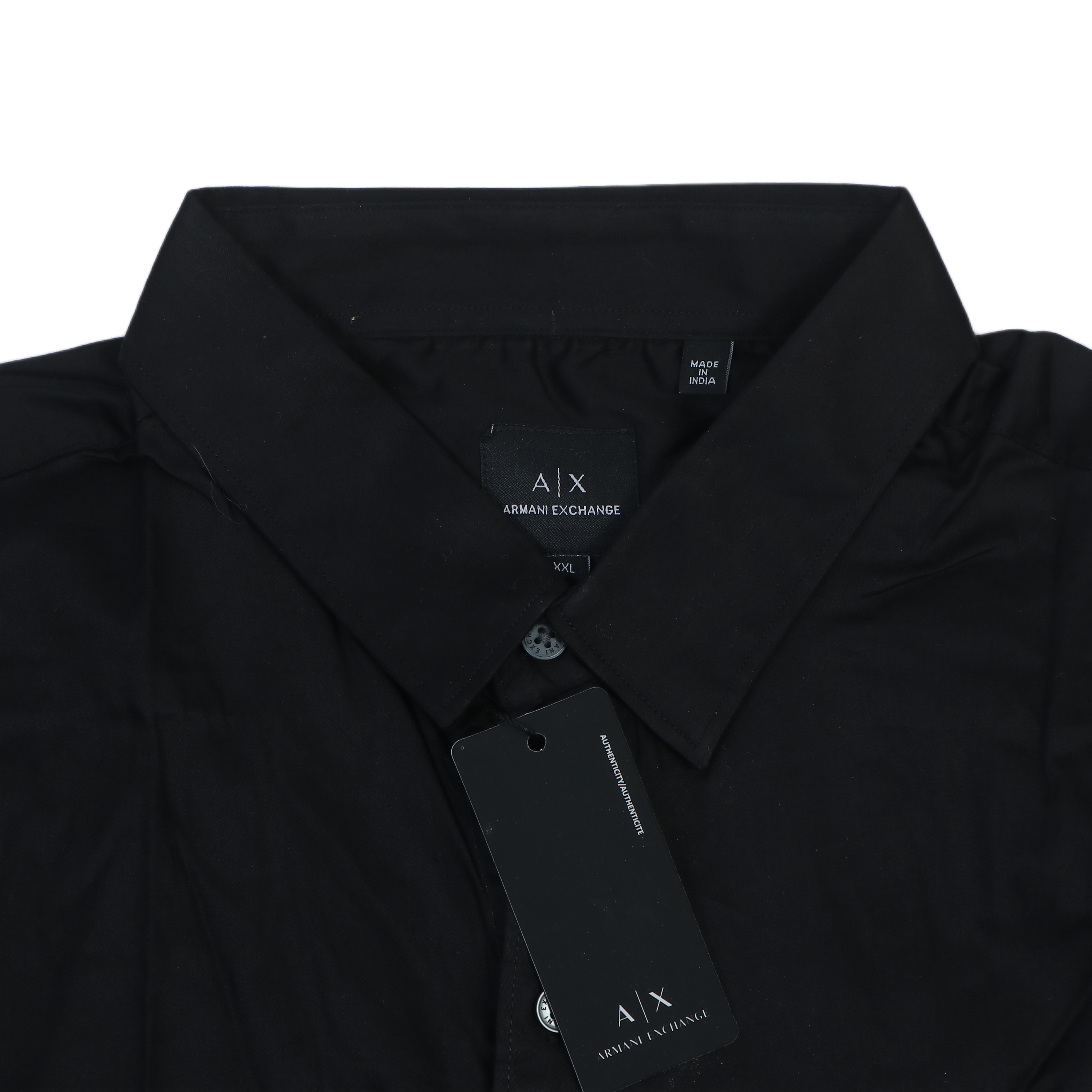 ARMANI EXCHANGE Ember Garnet Tailored Fit Long Sleeve Button-Up Shirt