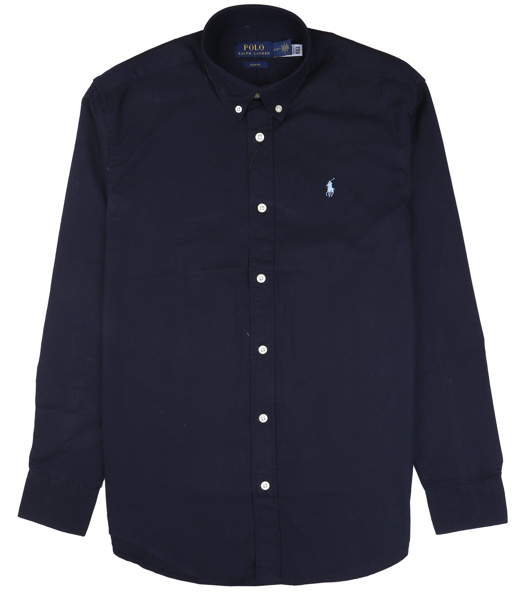 POLO RALPH LAUREN Oceanic Sapphire Slim Fit Long Sleeve Button-Down Shirt